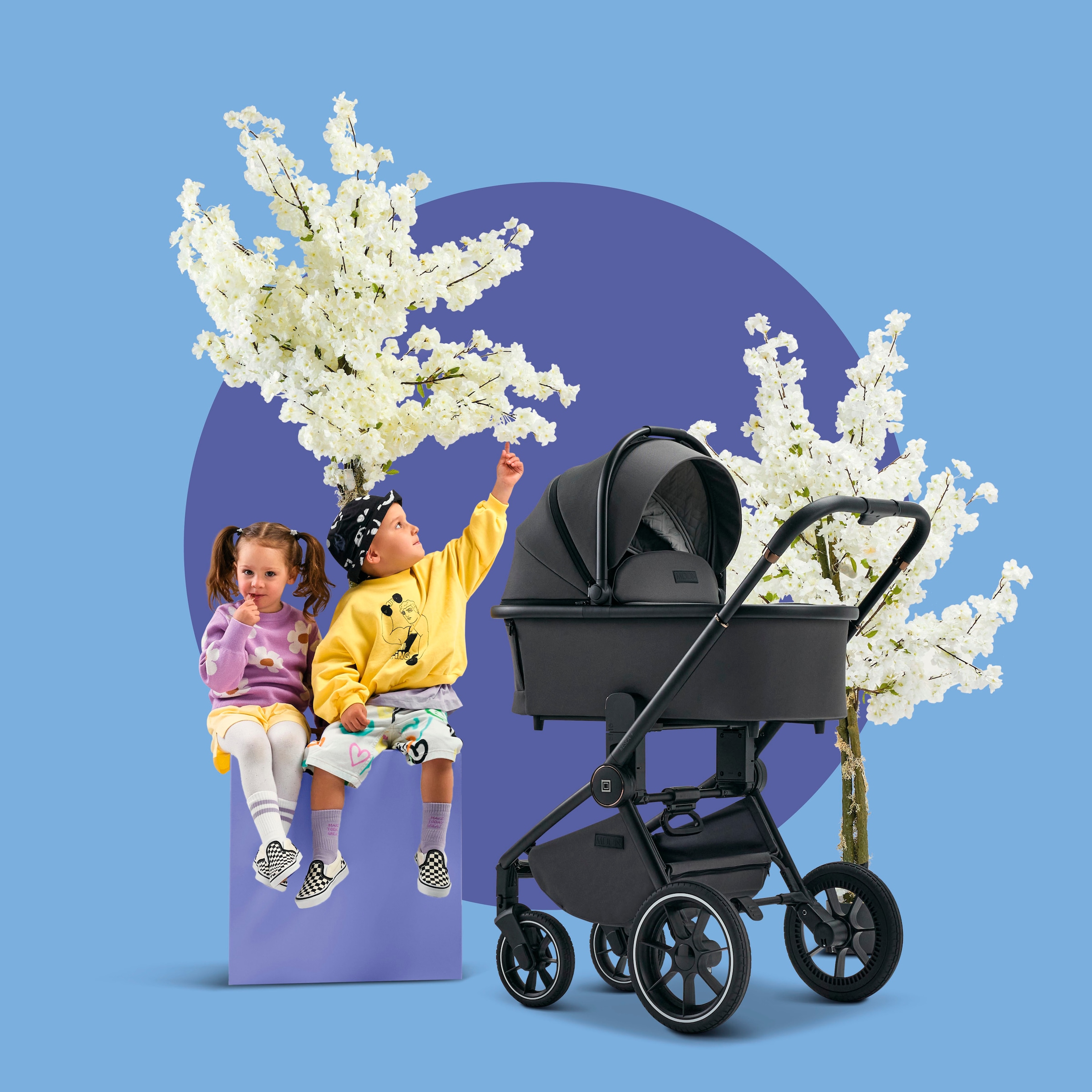 Moon Kombi-Kinderwagen »Resea+«, mit Sportsitz