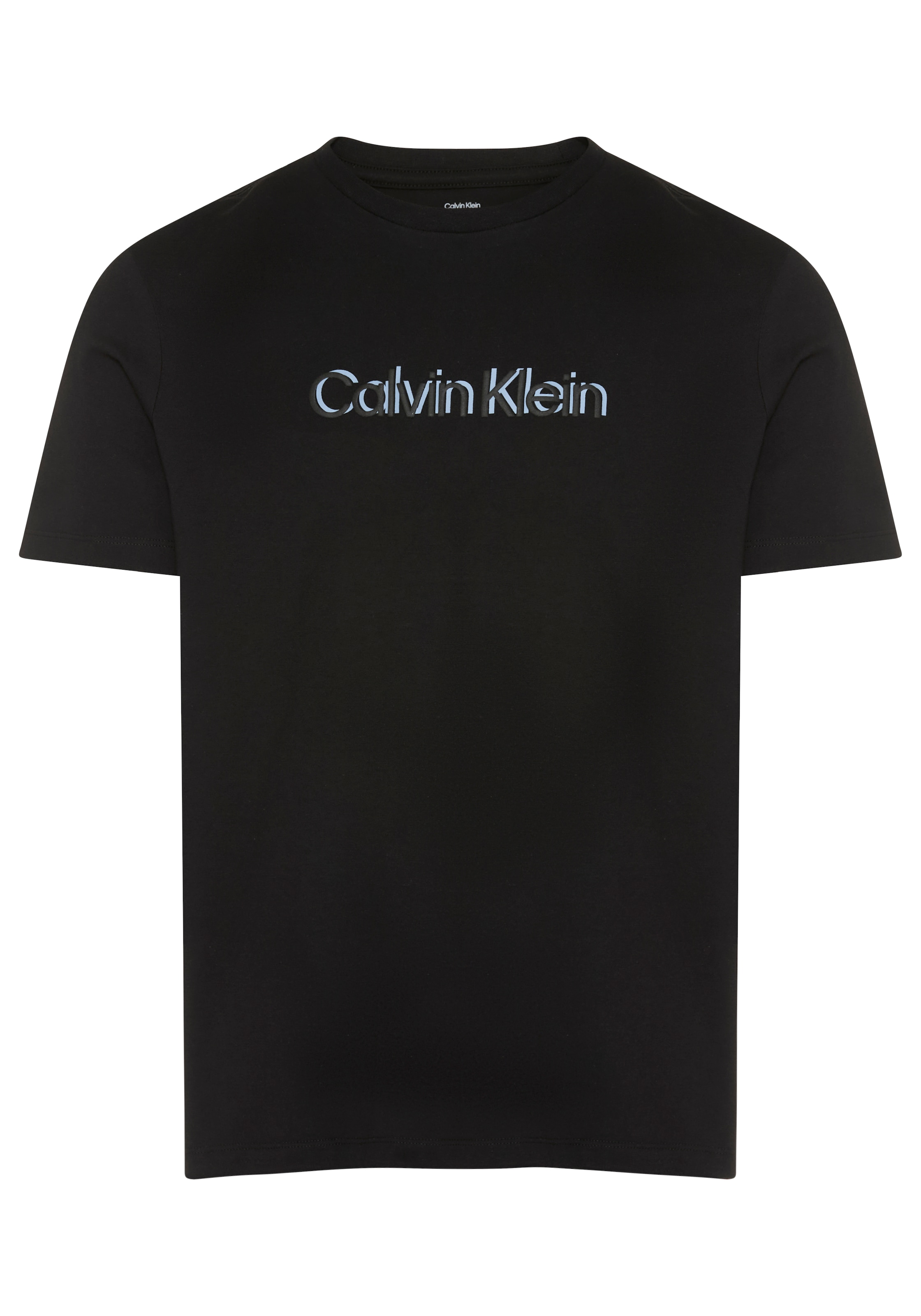 Calvin Klein T-Shirt Logoschriftzug, Rundhalsausschnitt, Regular Fit, reine günstig online kaufen