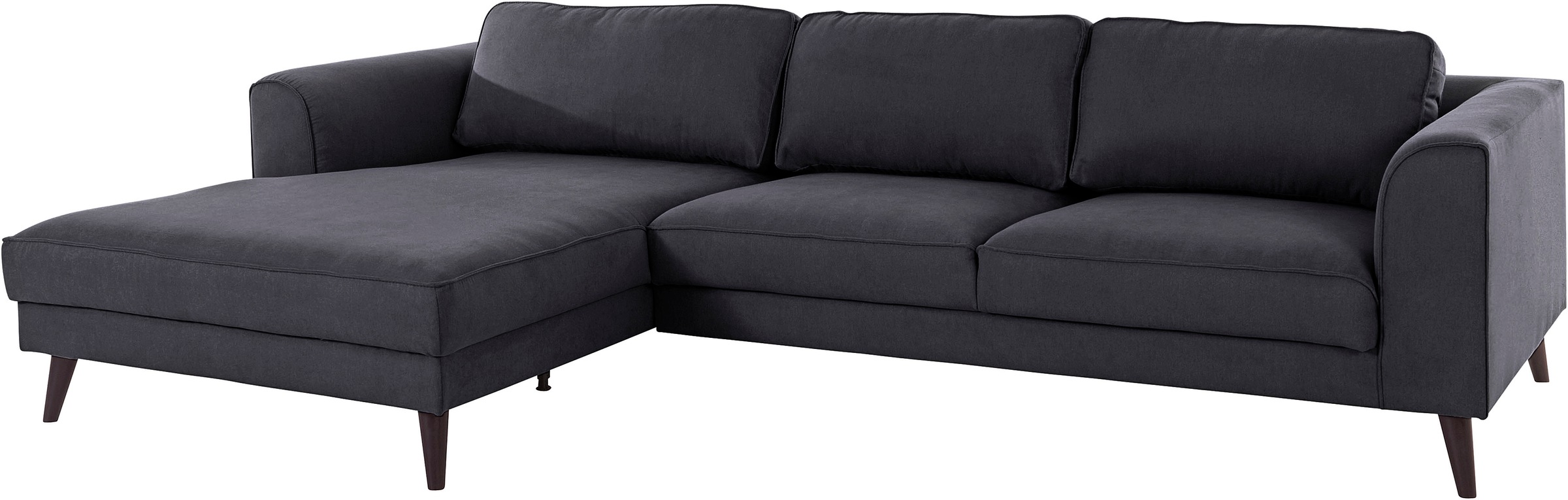 Thumbnail - Home affaire Ecksofa "Lumber Jack, elegant und bequem, Breite 280, hoher Fuß, L-Form" in moderner Optik