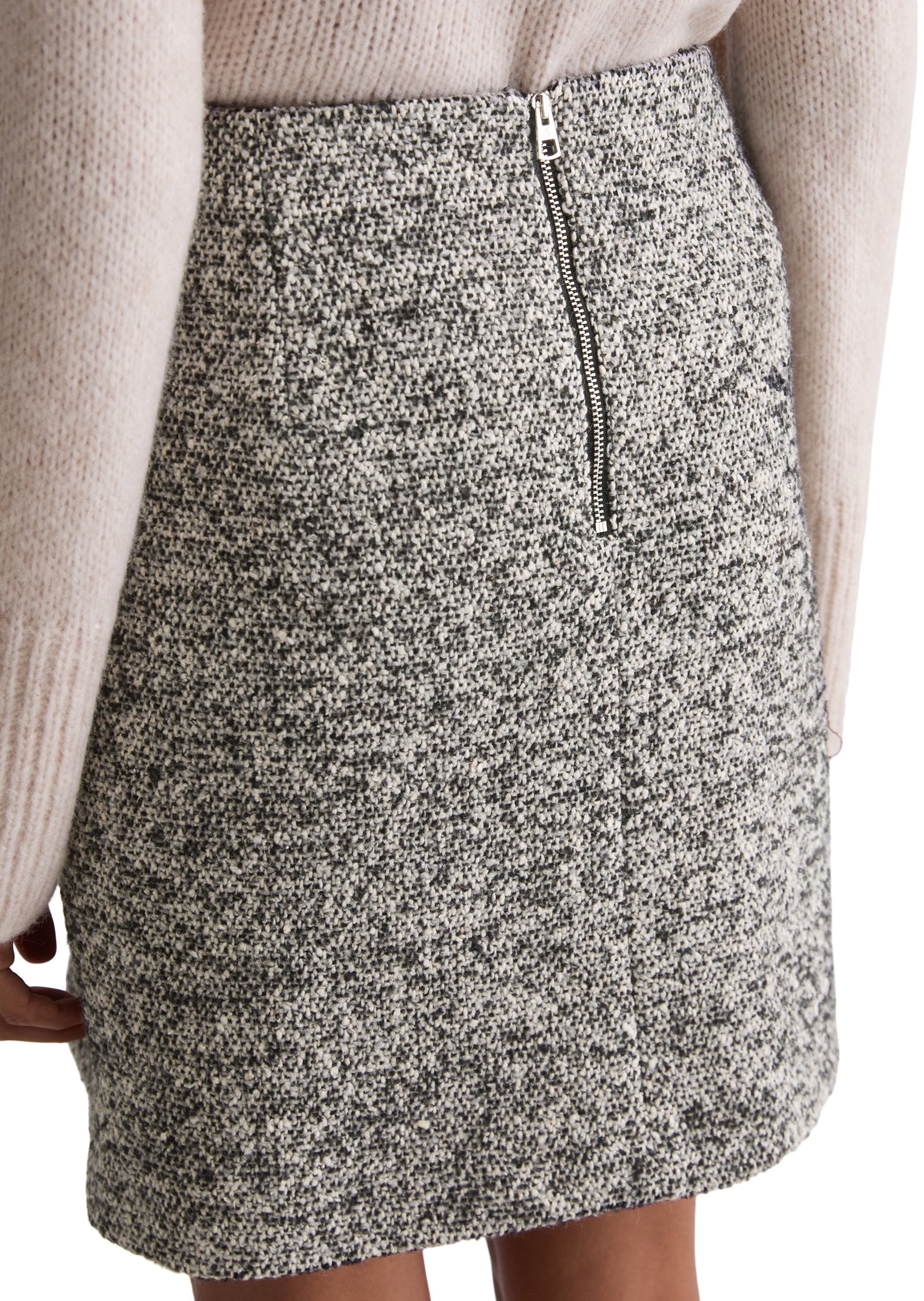 Marc O'Polo Webrock »aus recyceltem Polyester-Schurwolle-Mix«
