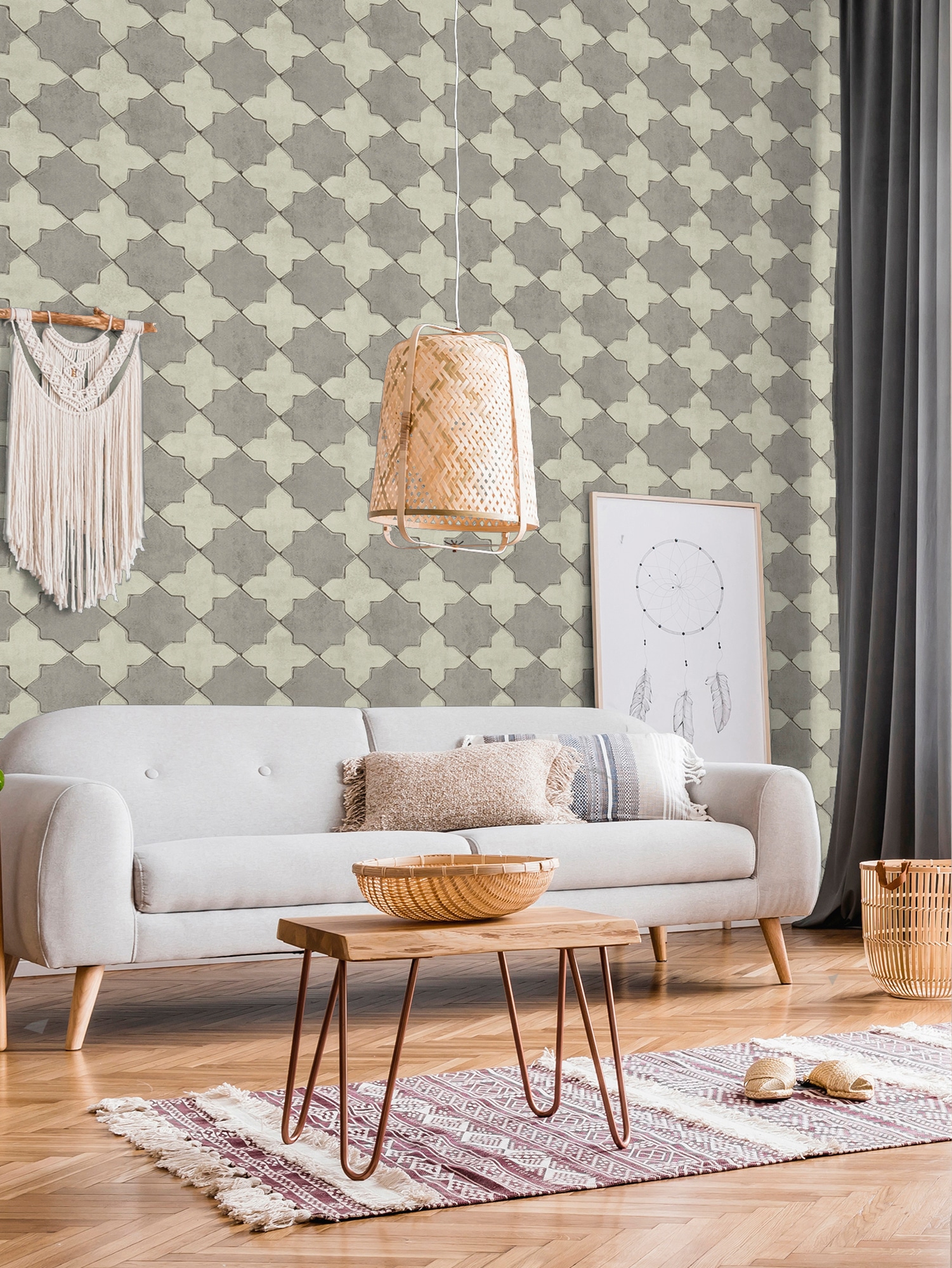 BAUR in Walls Optik«, Fliesen Tapete Geometrisch Finca | Vliestapete grafisch, walls »New living günstig Home