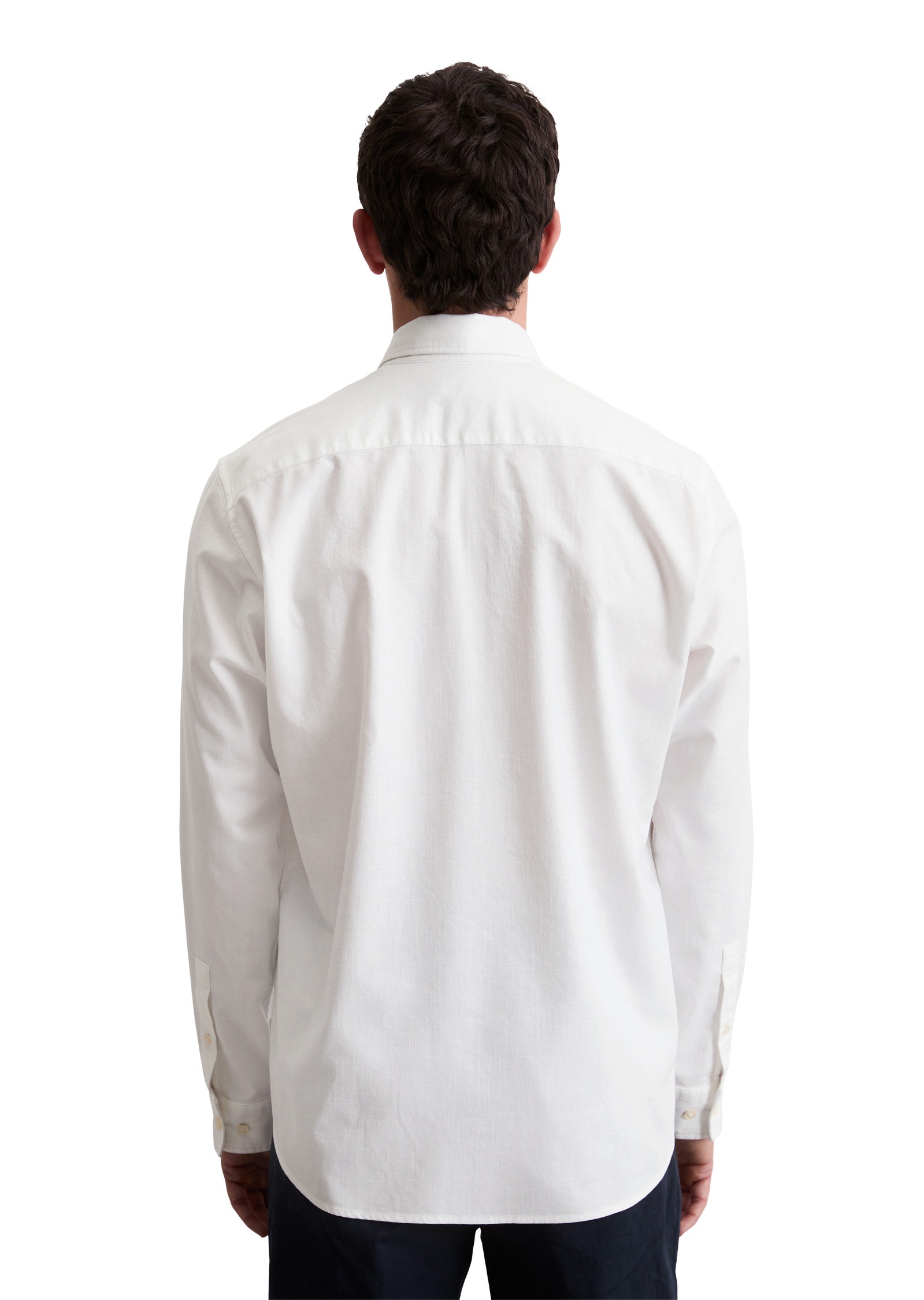 Marc O'Polo Langarmhemd »aus Bio-Baumwolle und TENCEL™ Lyocell«