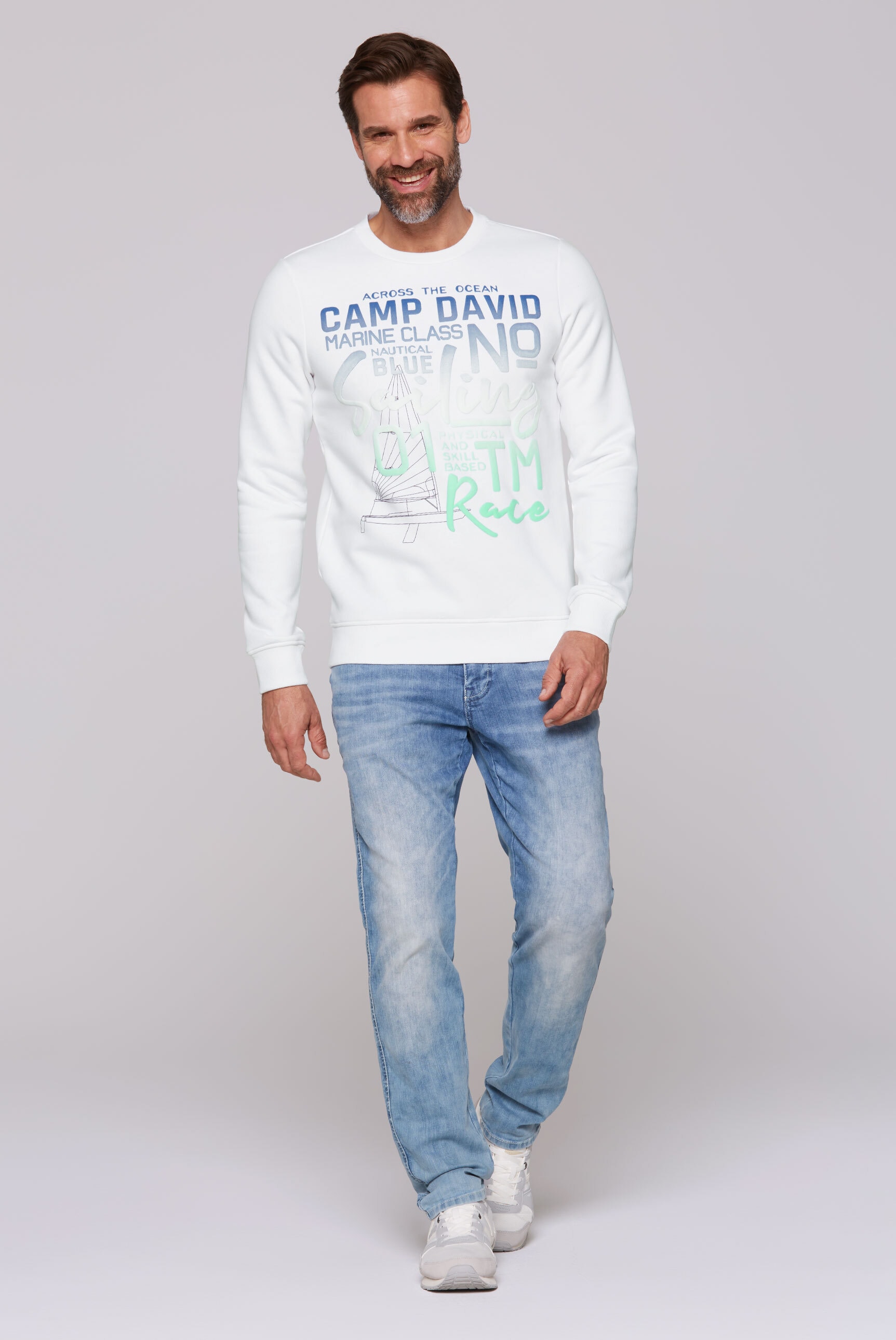 CAMP DAVID Sweater, mit weicher Innenseite