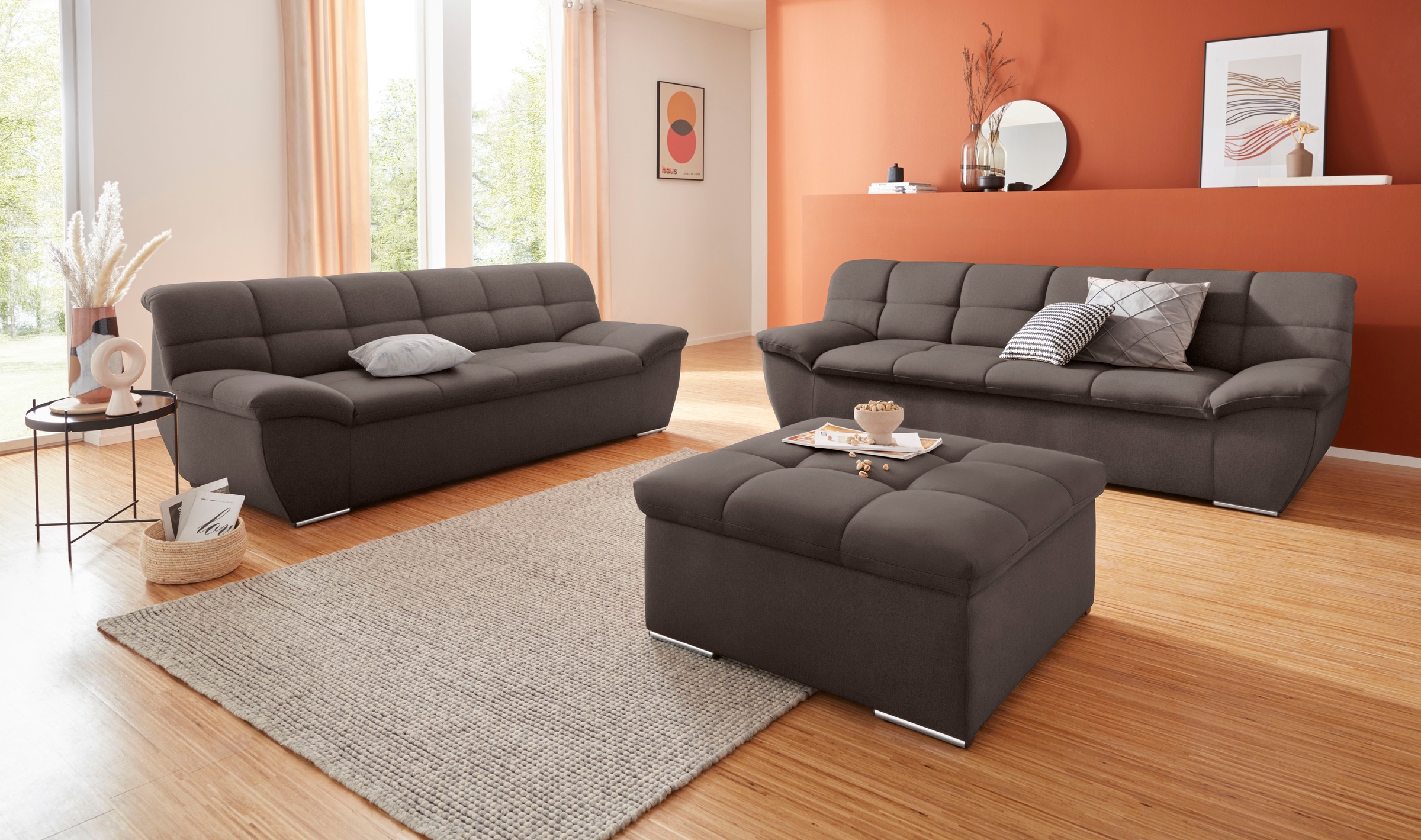 DOMO collection Sitzhocker »Lagoa«, in großer Farbauswahl