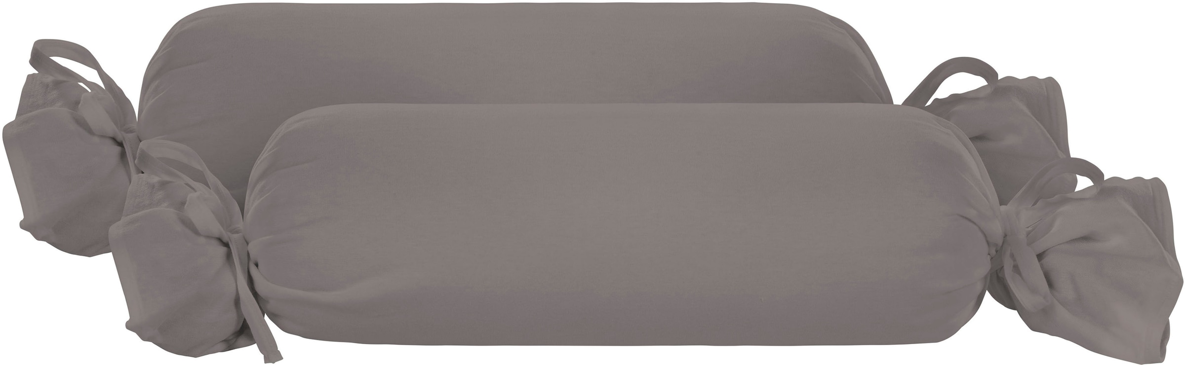 Biberna Nackenrollenbezug »Michi«, (2 St., 1 Pack mit 2 Stück), Jersey (1 Pack mit 2 Stück), dichte, feinfädige Single-Qualität