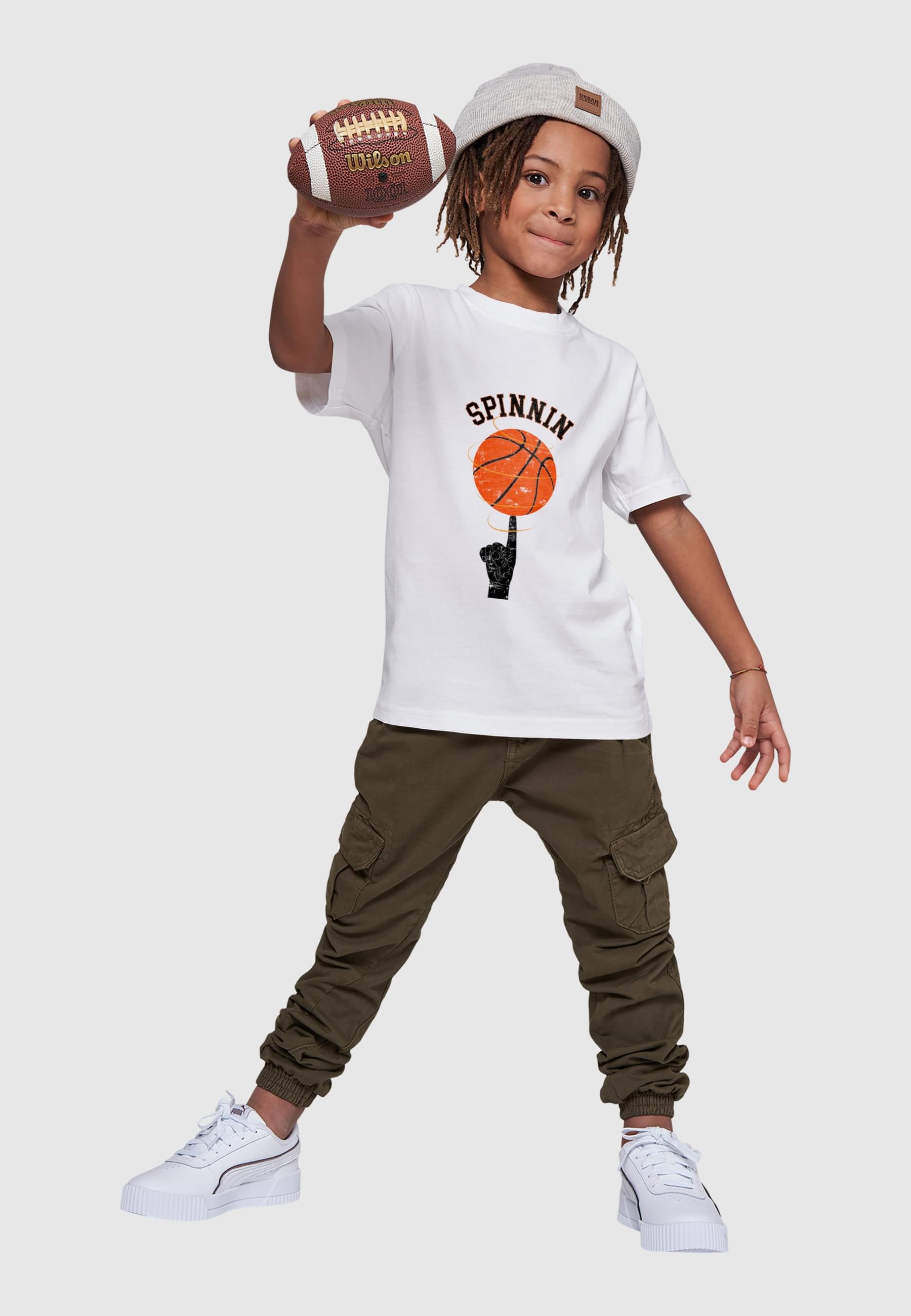 MisterTee T-Shirt »MisterTee Herren Kids Spinnin Tee«, (1 tlg.)