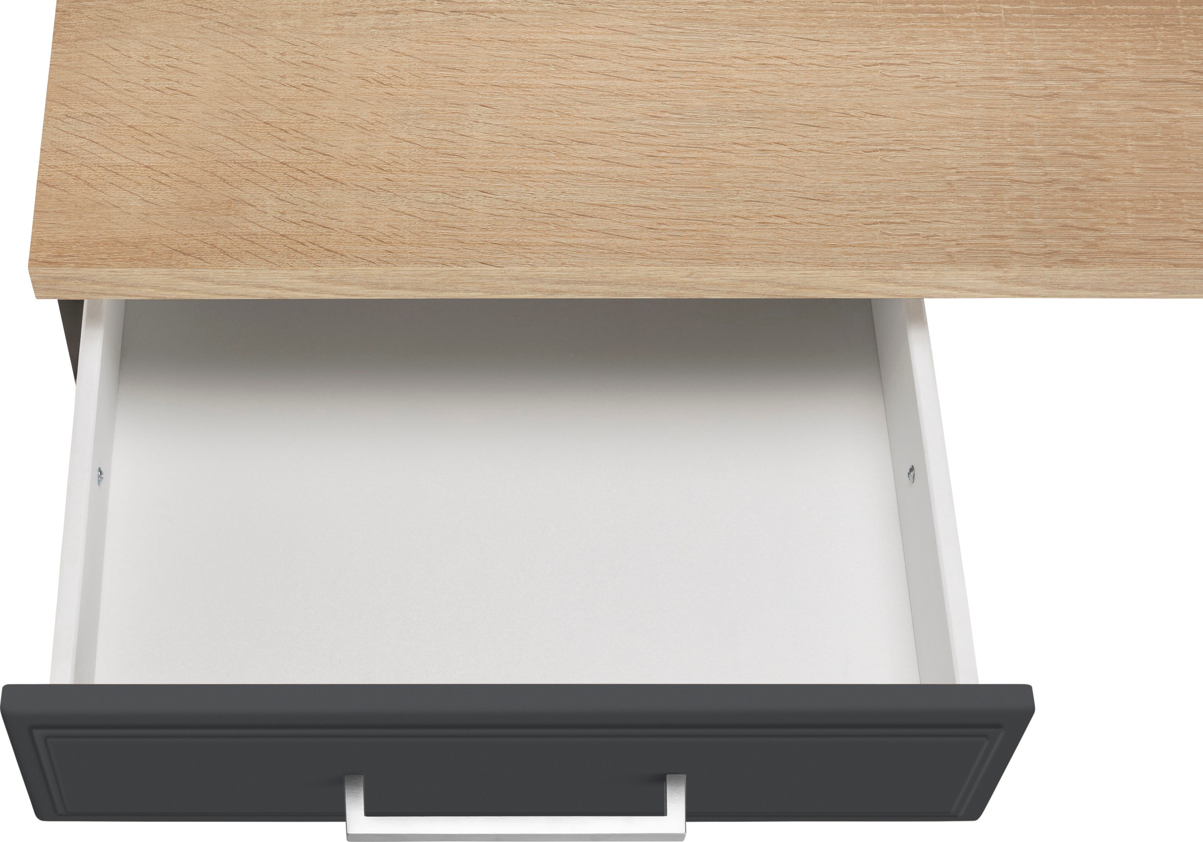 KOCHSTATION »KS-Stockholm« Breite 330 cm, mit hochwertigen MDF Fronten im Landhaus-Stil