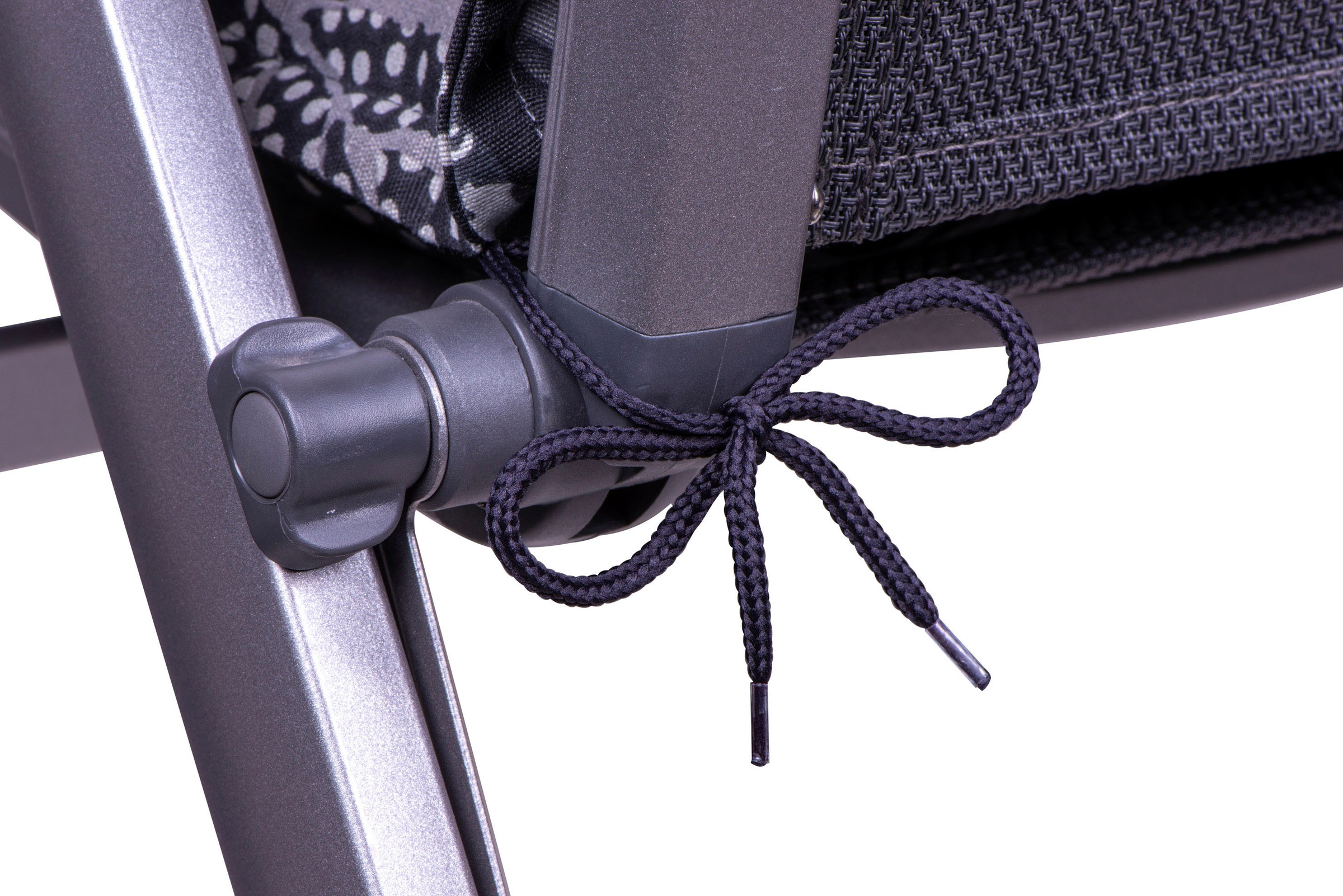 Sesselauflage GO-DE "Sesselauflage mittel", schwarz, B:50cm H:108cm T:48cm, Baumwolle, Polyester, Polsterauflagen 3
