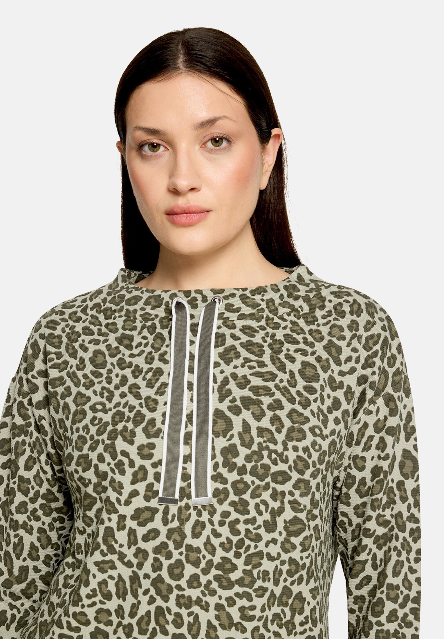 Betty Barclay Women Sweatshirt Khaki Size 48 6