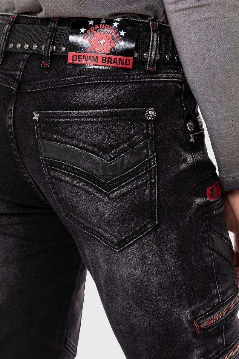 Cipo & Baxx Cargojeans »Hose«, Lässige Details und Applikationen