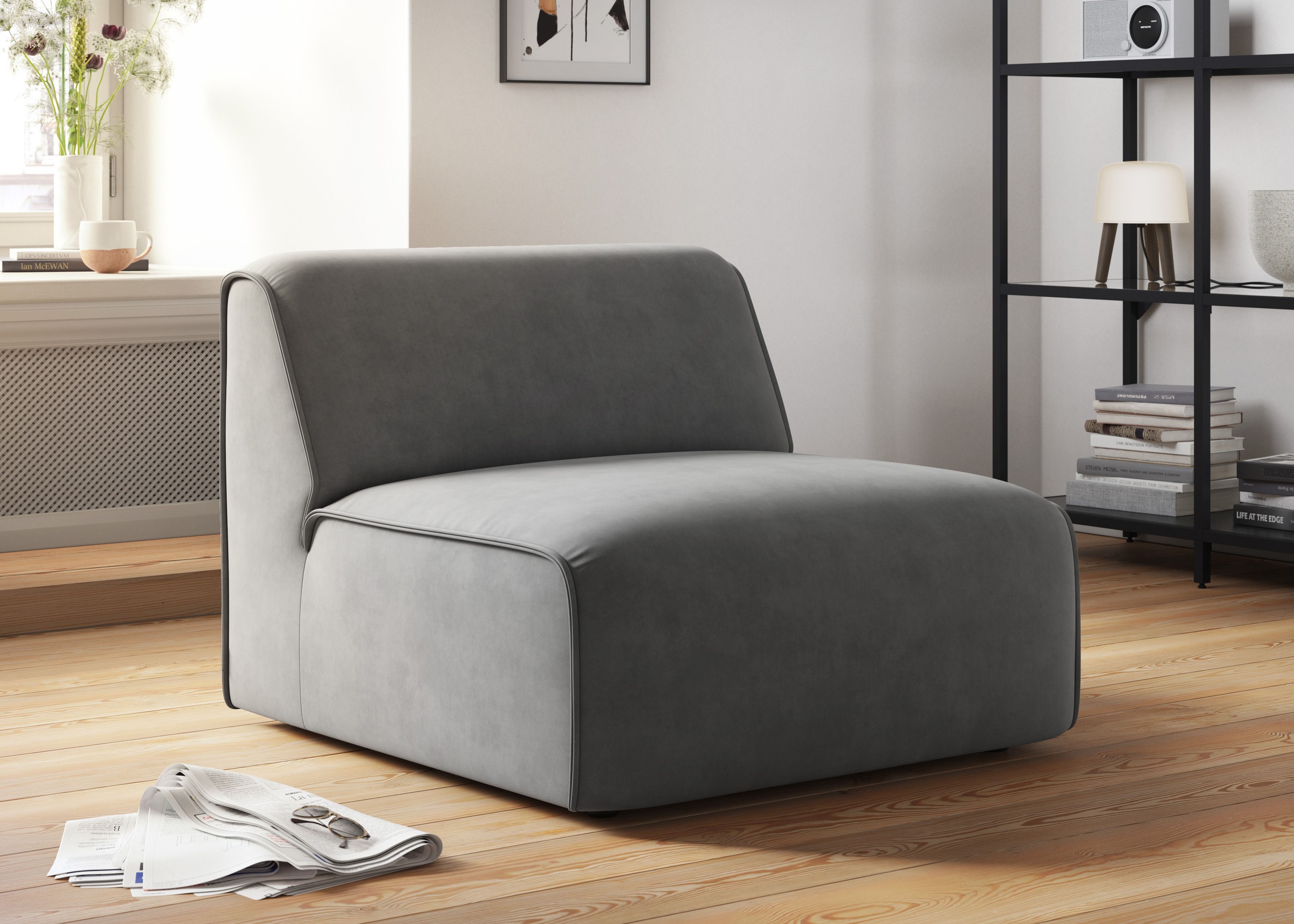 RAUM.ID Sessel "Merid Sofa-Mittelelement, Maße B/T/H: 84/97/46 cm", als Mod günstig online kaufen