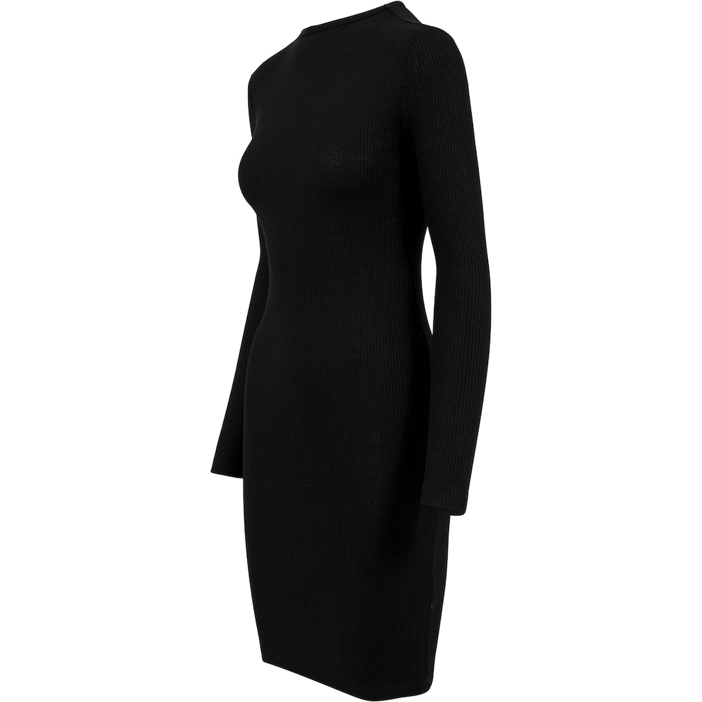 URBAN CLASSICS Shirtkleid »Urban Classics Damen Ladies Rib Dress«, (1 tlg.)