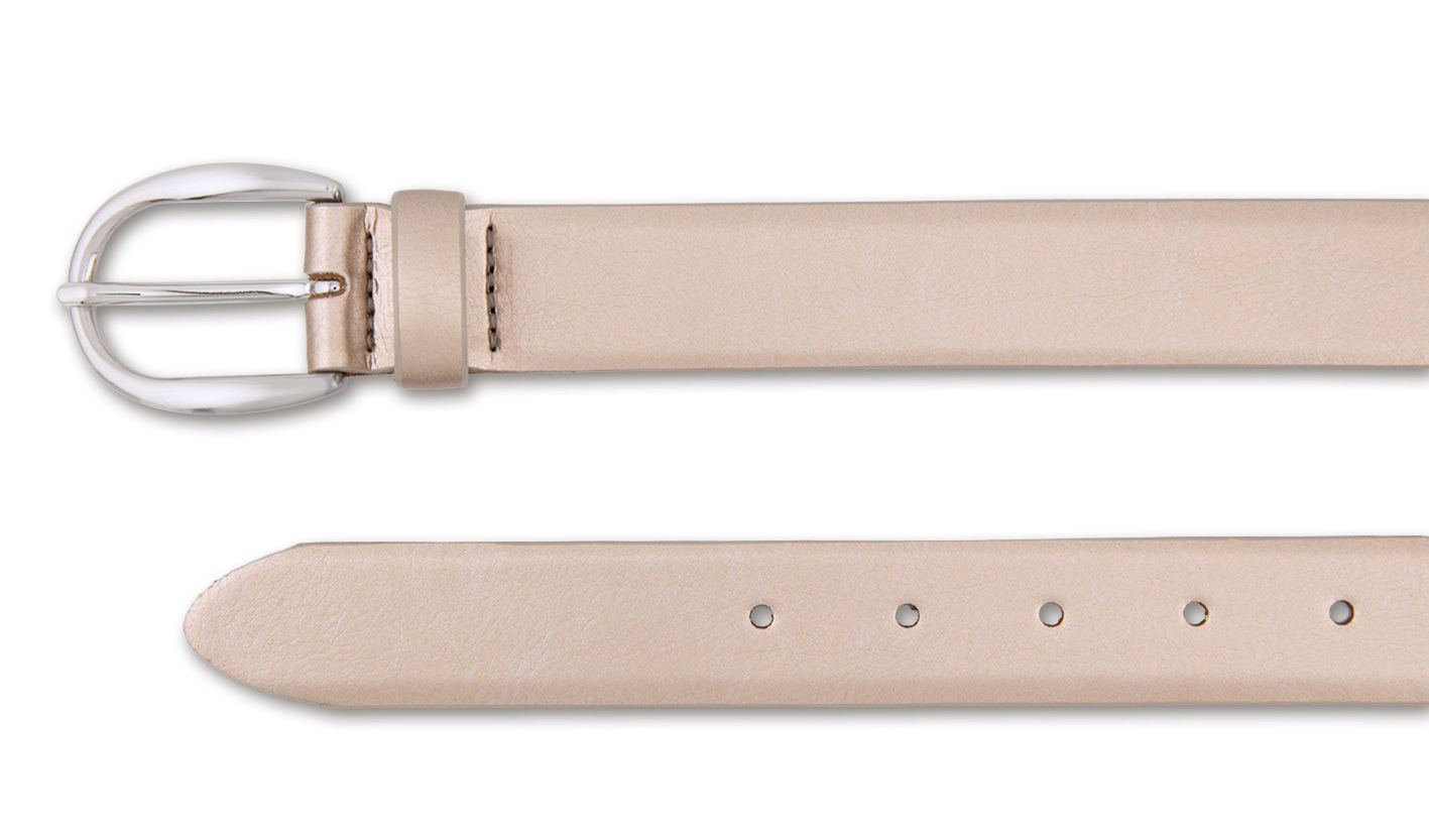 BERND GÖTZ Ledergürtel "Ledergürtel in seidigem Look mit Designschließe" günstig online kaufen