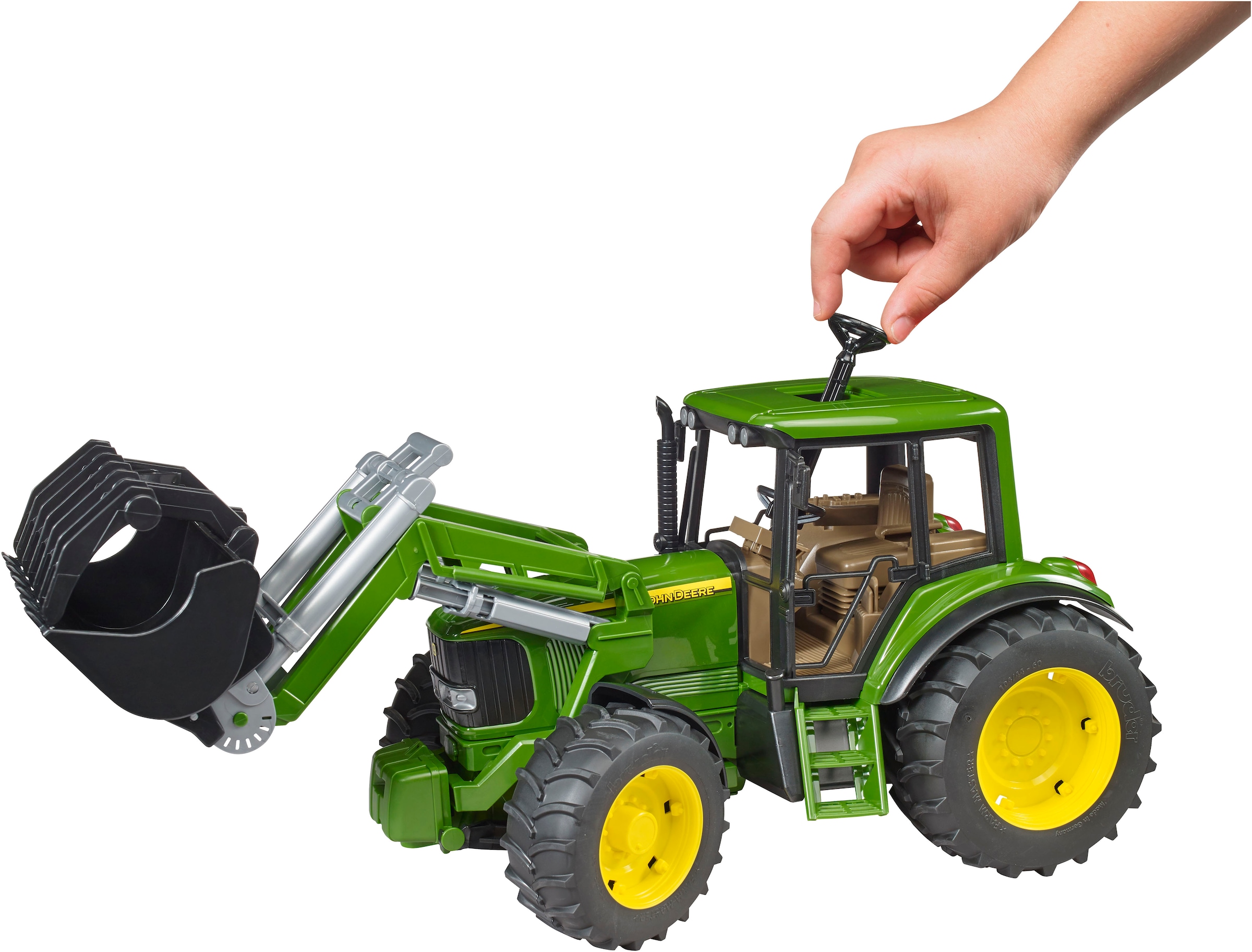 Bruder® Spielzeug-Traktor »John Deere 6920 38 cm mit Frontlader (02052)«, Made in Europe