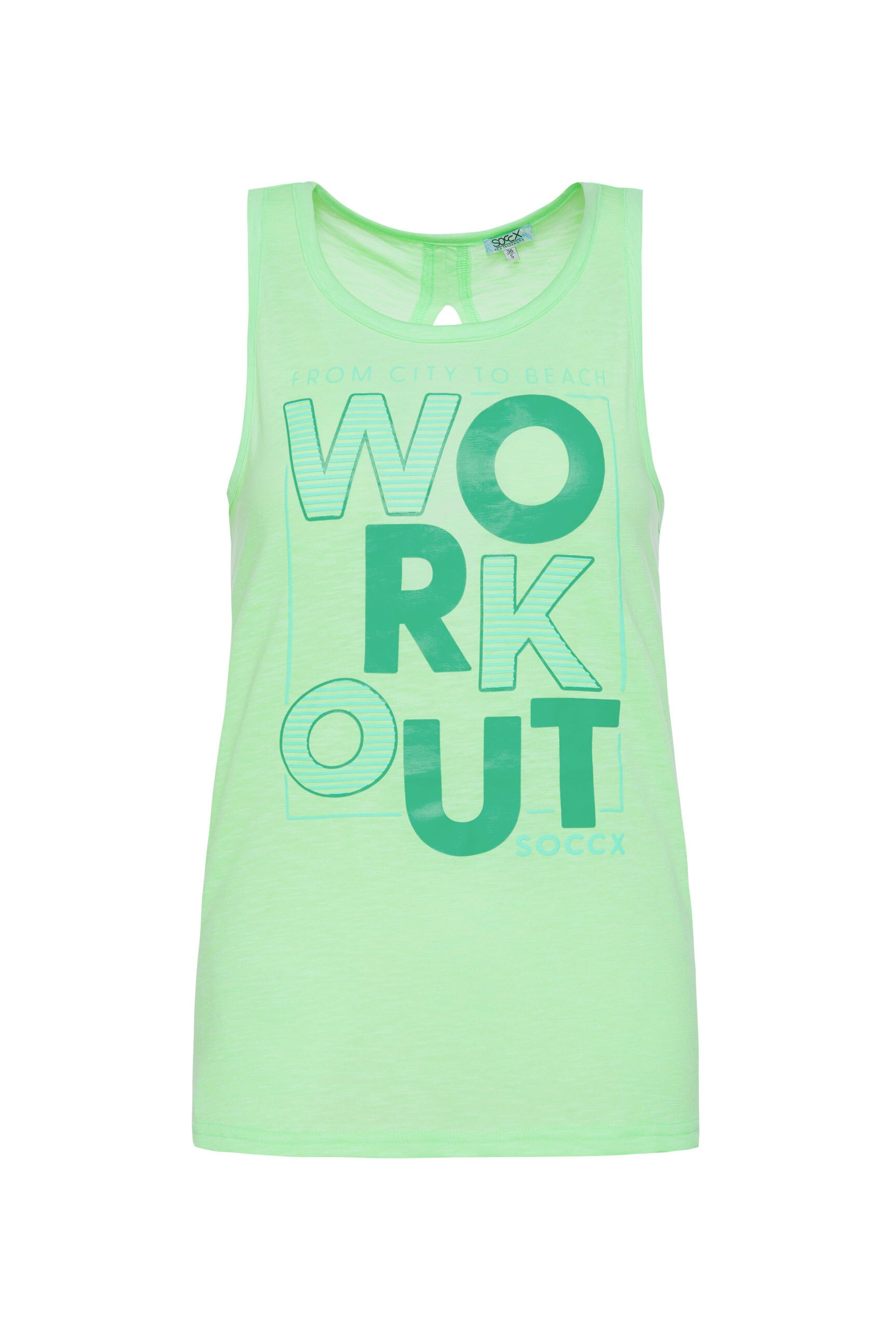SOCCX Tanktop, mit Baumwolle