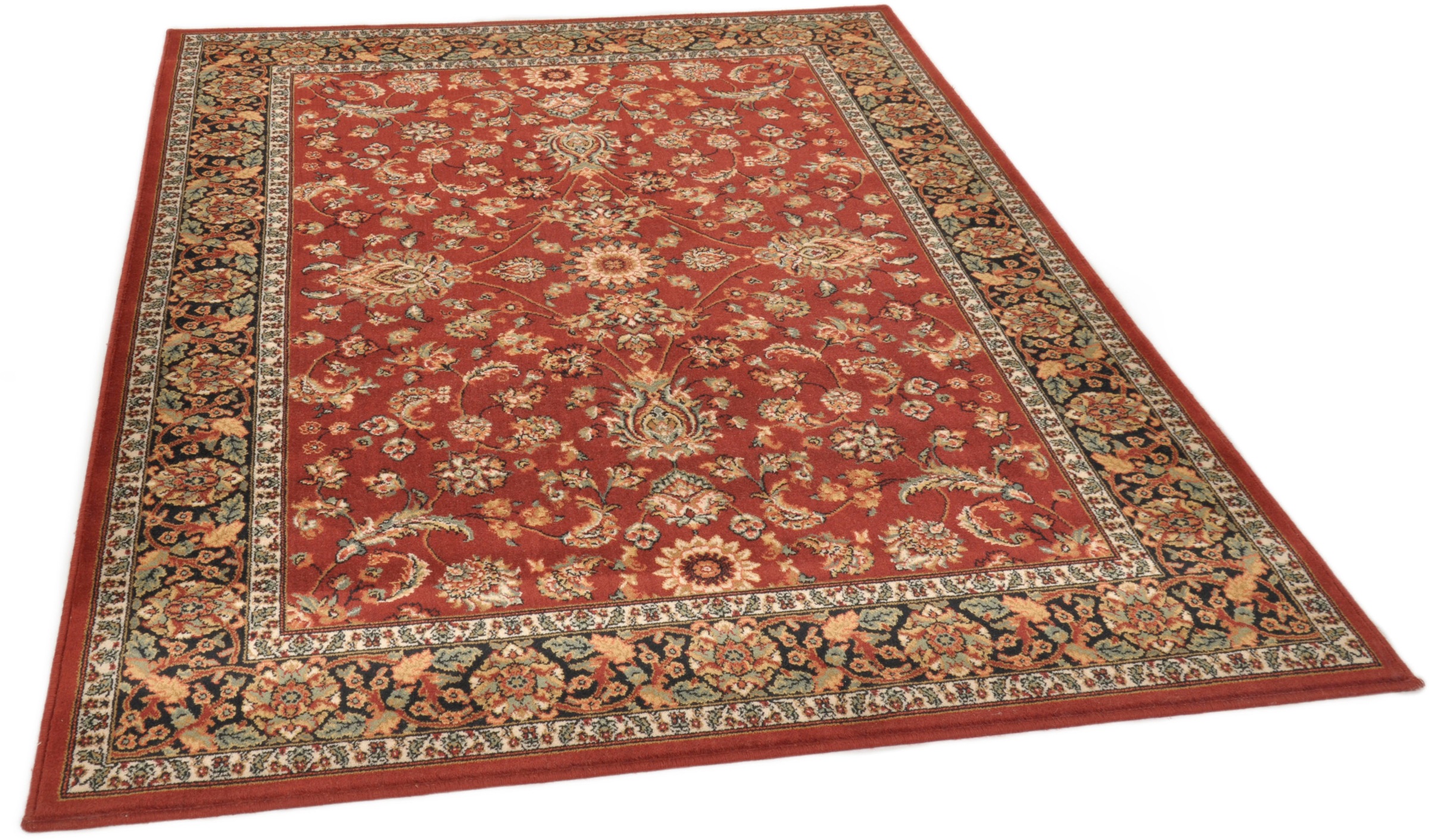 THEKO Wollteppich »Turan 808«, rechteckig, 12 mm Höhe, reine Wolle, Orient-Optik, ideal im Wohnzimmer & Schlafzimmer