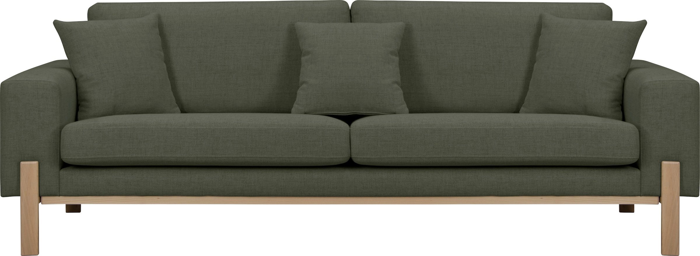 3-Sitzer »Hanne«, Verschiedene Bezugsqualitäten: Baumwolle, recyceltes Polyester