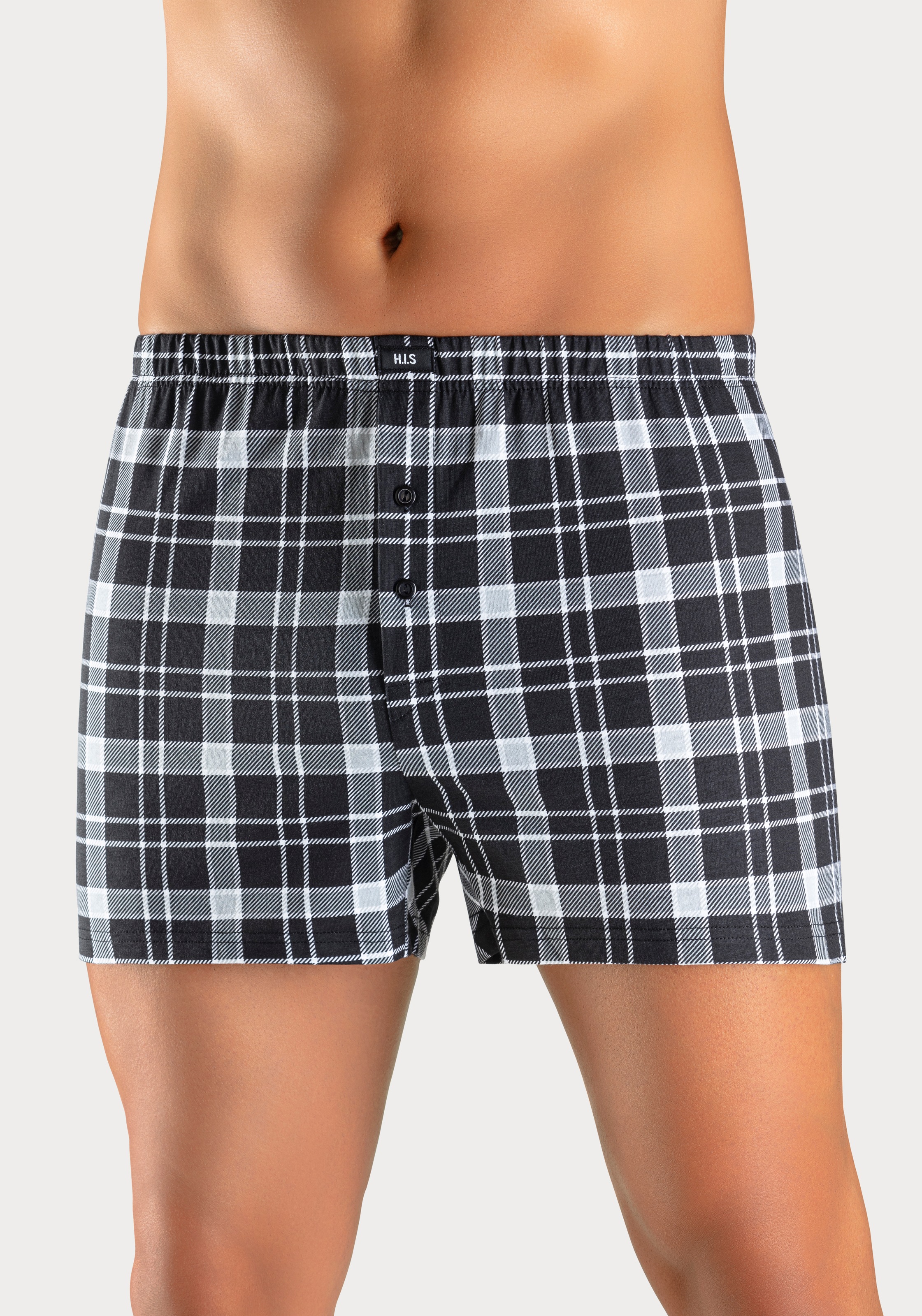 H.I.S Boxer "Boxershorts für Herren" Packung, 2 Stk. tlg., in weiter Passfo günstig online kaufen