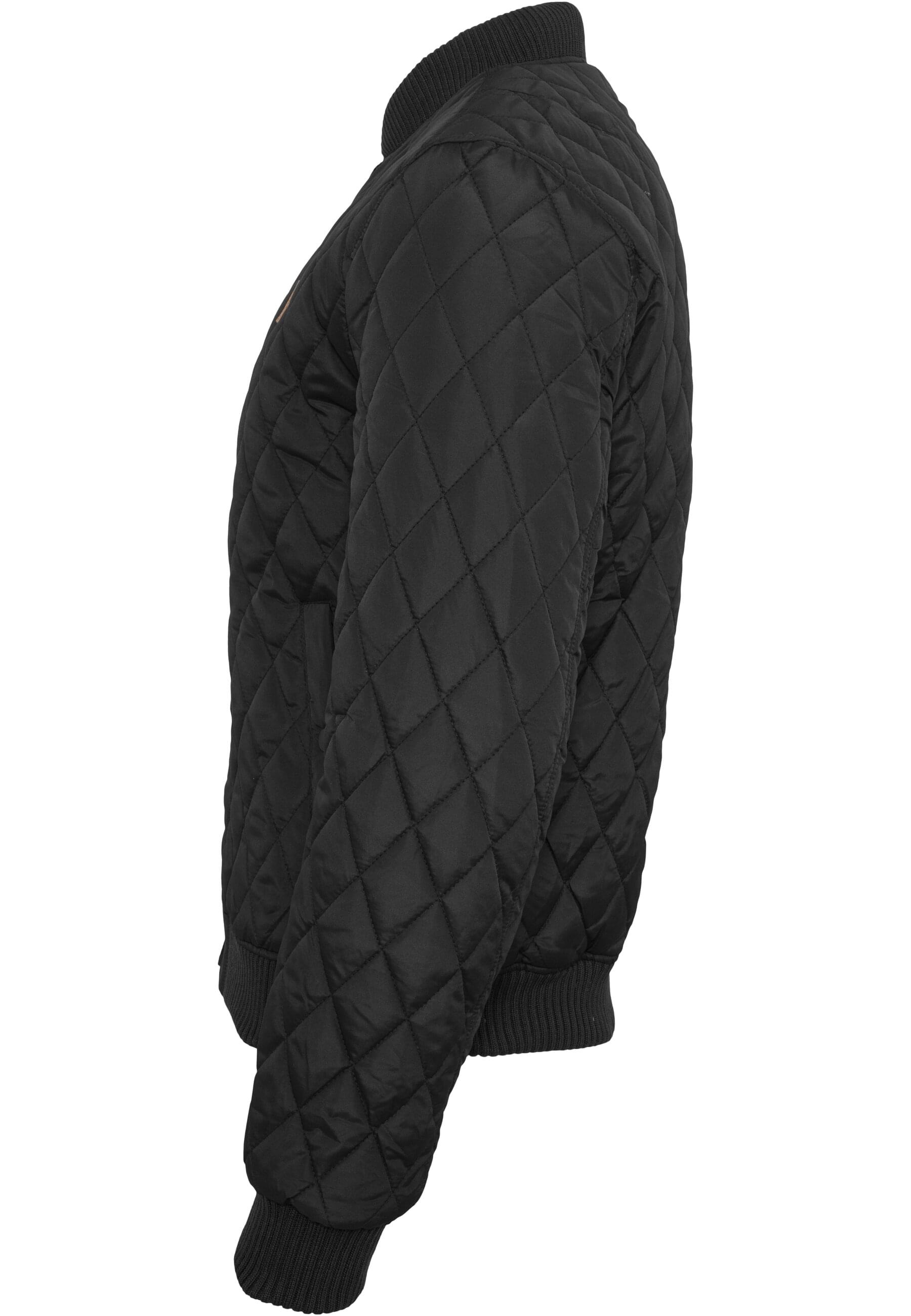 URBAN CLASSICS Allwetterjacke »Urban Classics Herren Diamond Quilt Jacket«, (1 St.), ohne Kapuze