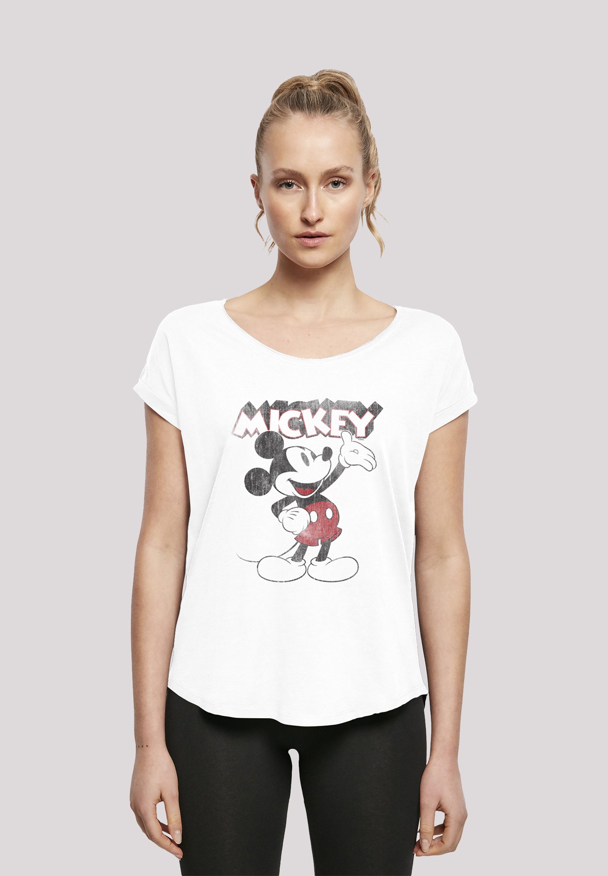 F4NT4STIC T-Shirt »Disney Micky Maus Presents Film Movie TV Comic Fan Merch«, Print