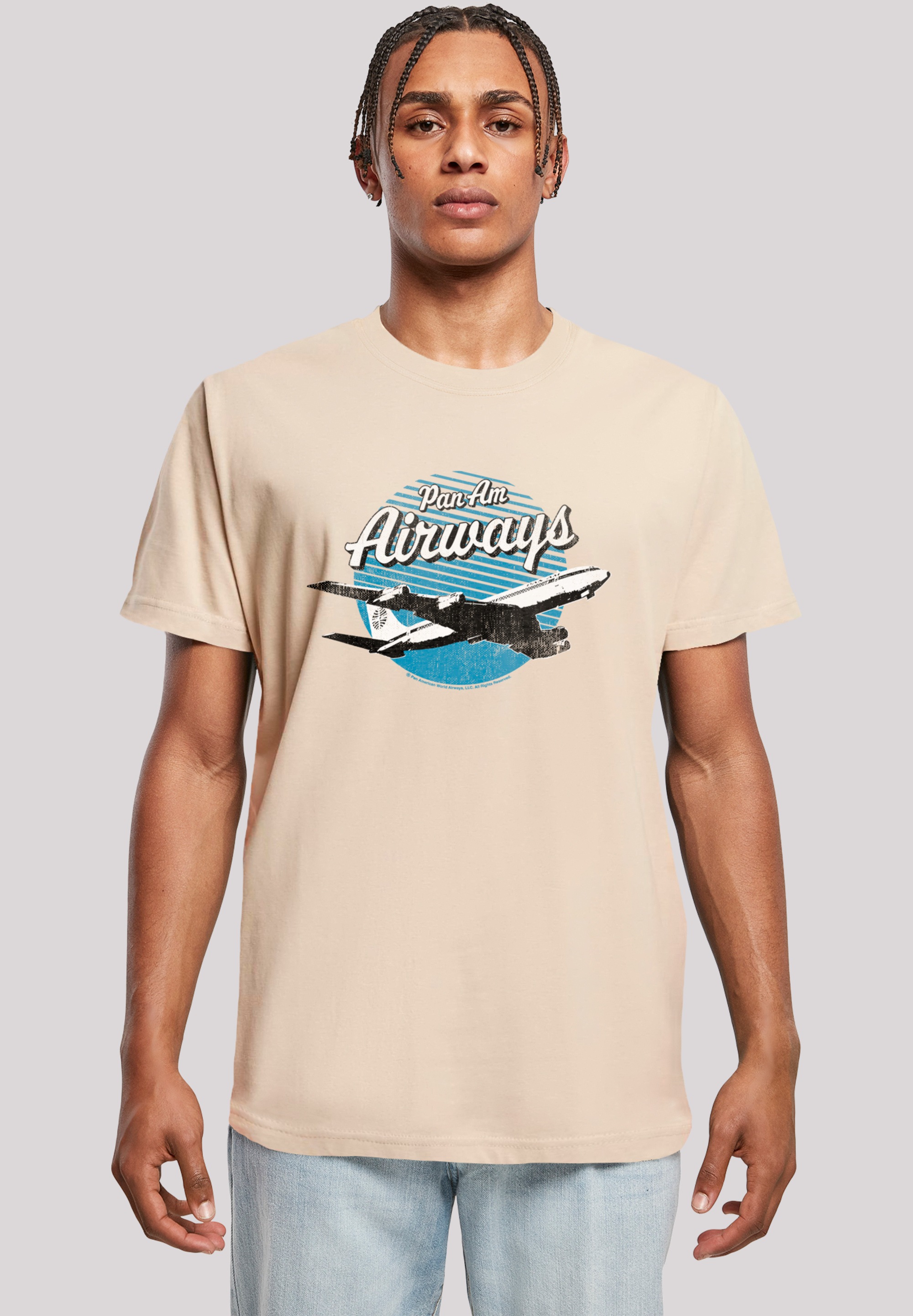 F4NT4STIC T-Shirt "Pan Am Airways Retro Plane Take Off", Premium Qualität günstig online kaufen