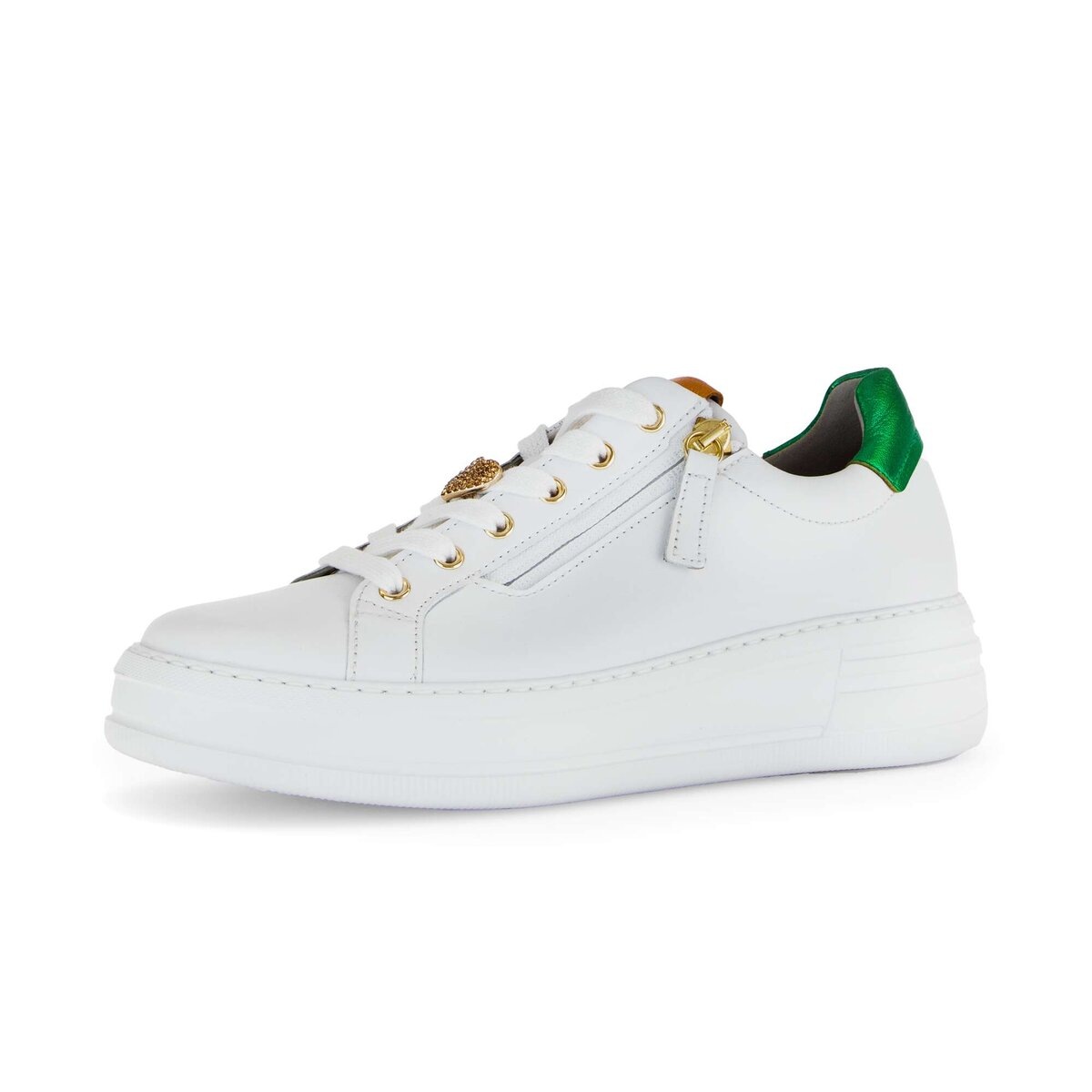 Gabor Sneaker "Sneaker low Materialmix Leder" günstig online kaufen