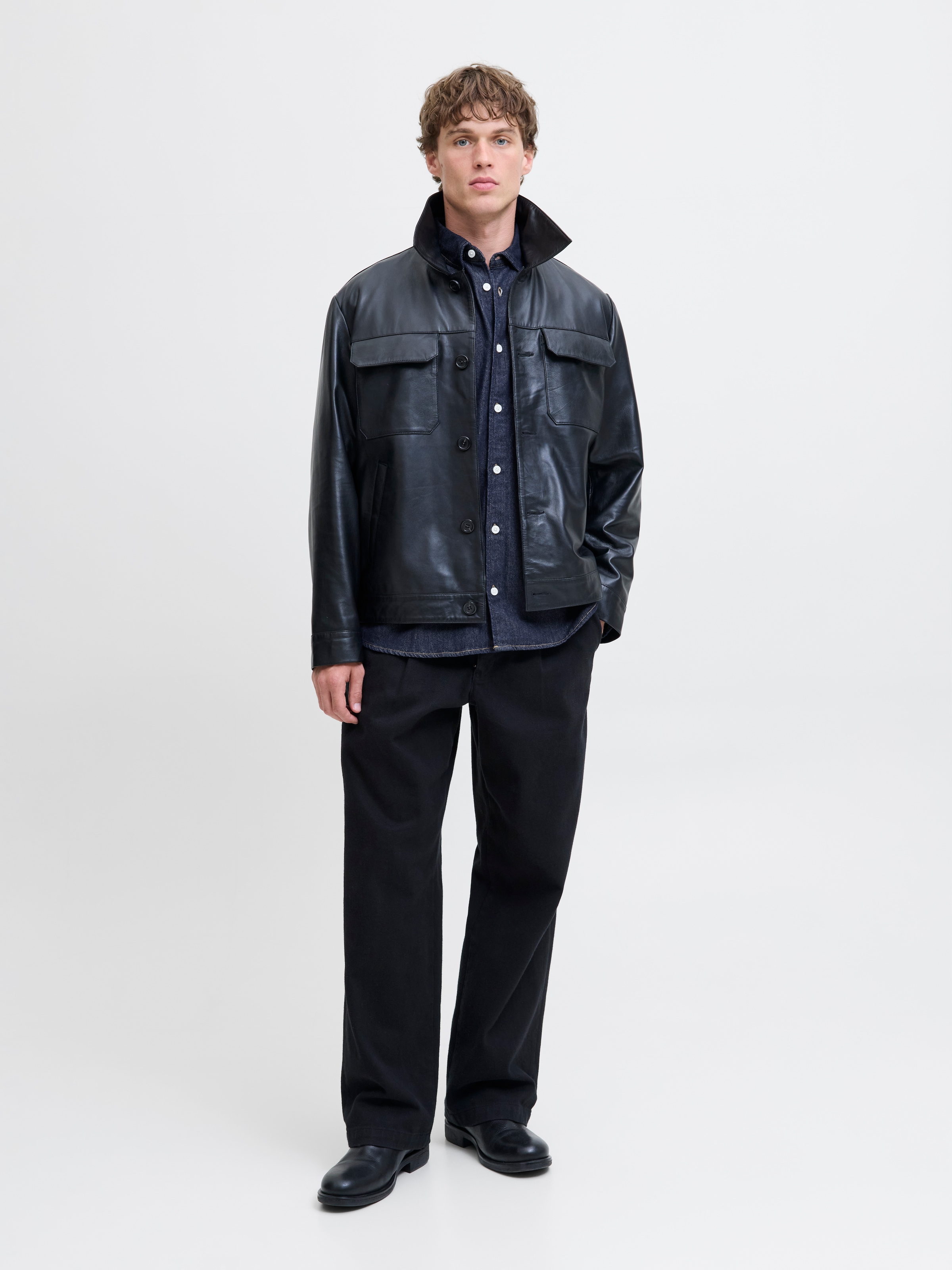 Jack & Jones Langarmhemd »JORNORREBRO DENIM SHIRT LS SN«