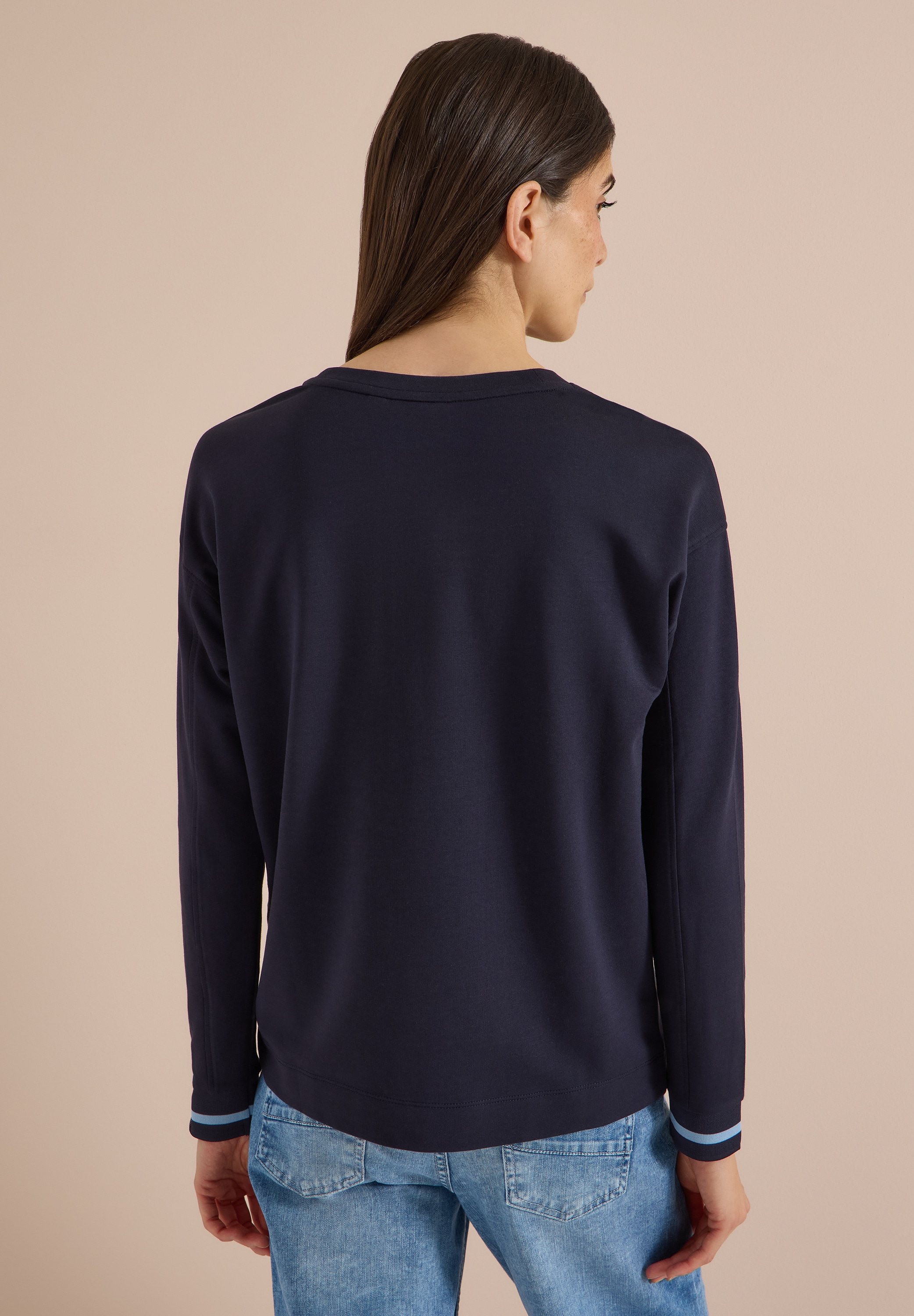 Cecil Langarmshirt mit Rundhalsausschnitt