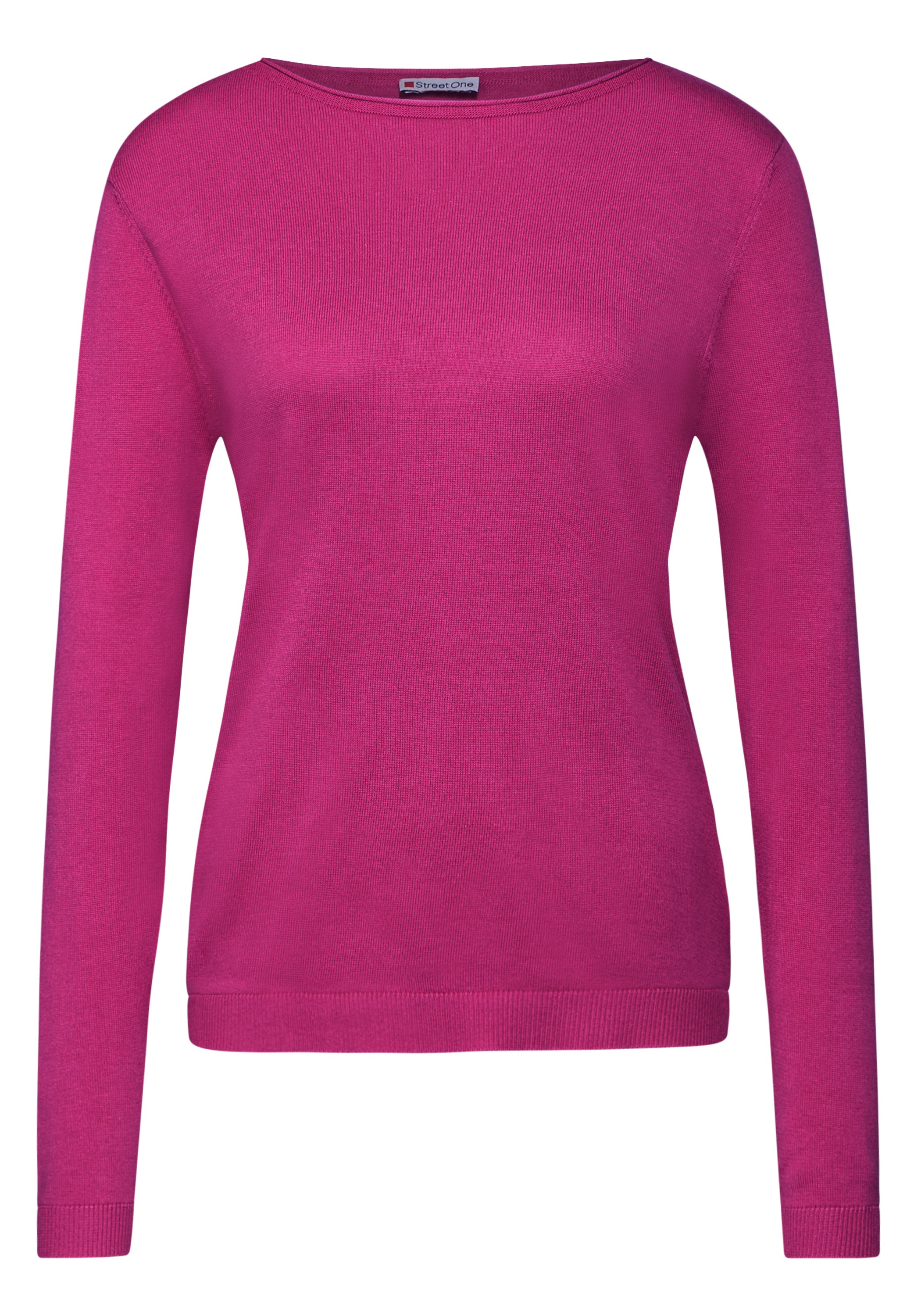 STREET ONE Strickpullover, mit U-Boot-Ausschnitt