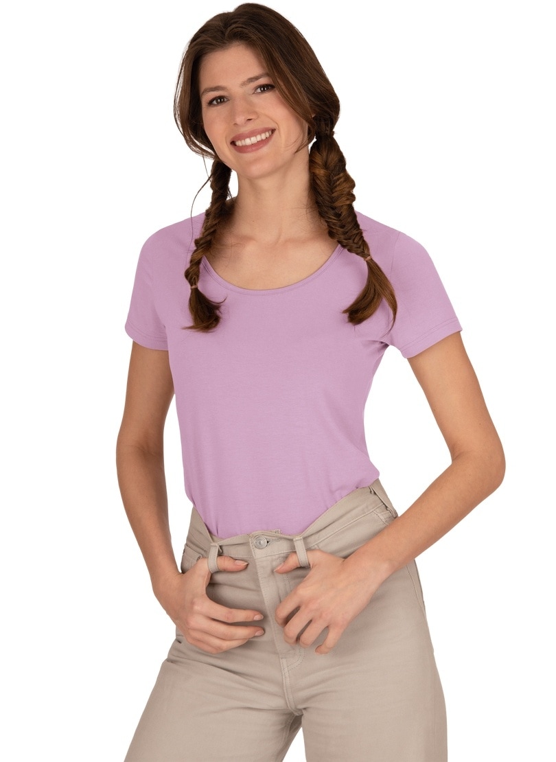 Trigema T-Shirt "TRIGEMA Rundhalsshirt aus Viskose" 1 Stk. günstig online kaufen