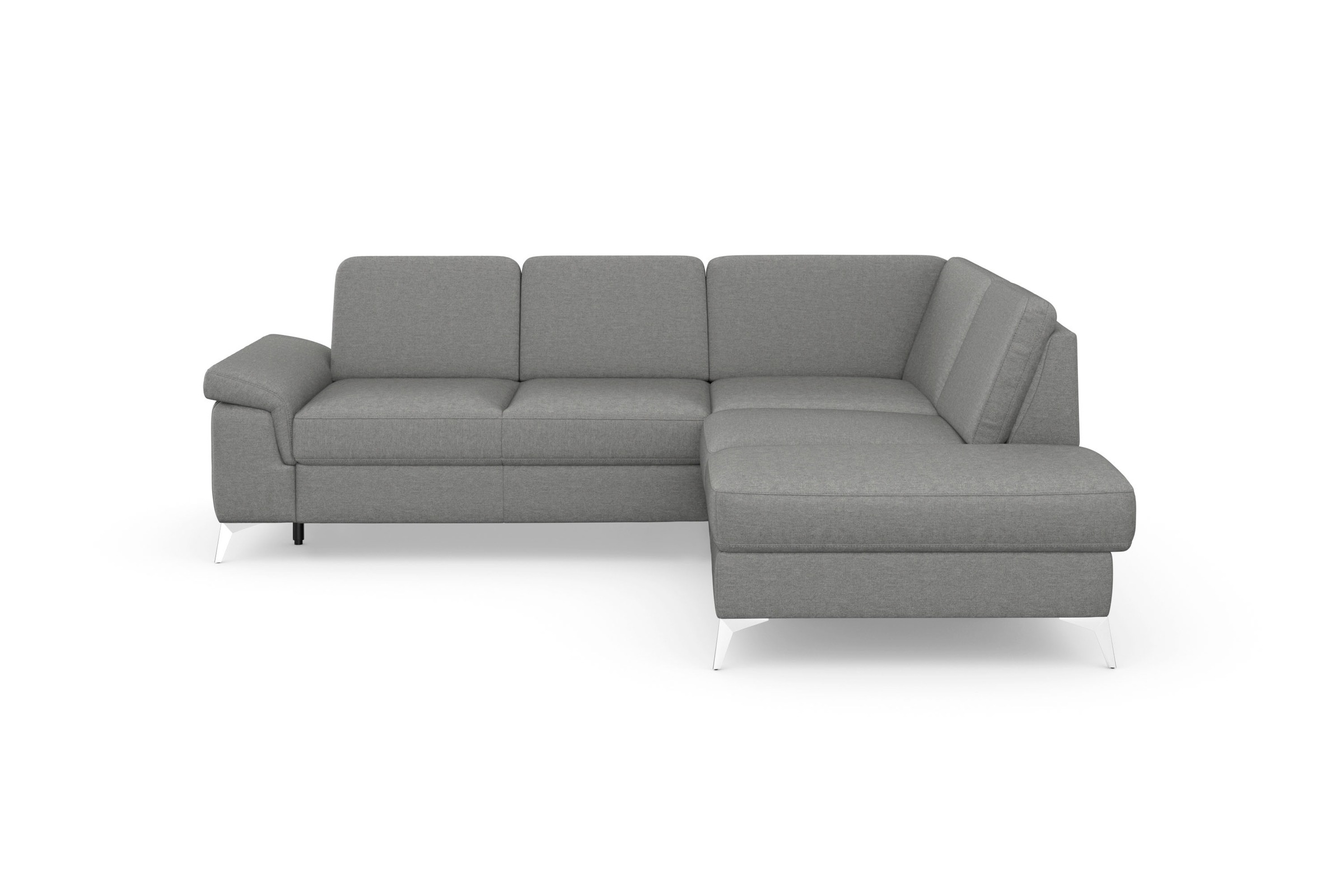 sit&more Ecksofa »Padua L-Form«, inklusive Sitztiefenverstellung, Armteilfunktion und Federkern