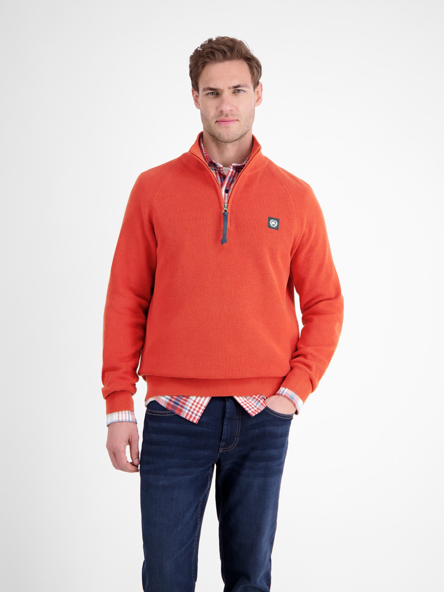 LERROS Strickpullover "LERROS Herren-Stricktroyer" günstig online kaufen