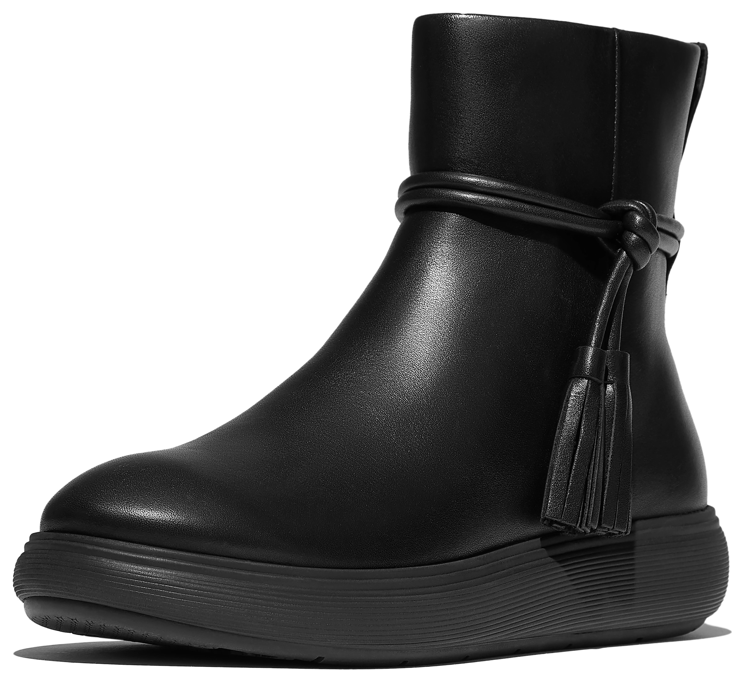 Fitflop Plateaustiefelette »iQ-COMFF TASSEL«, Boots, Chunky Boot mit Plateausohle