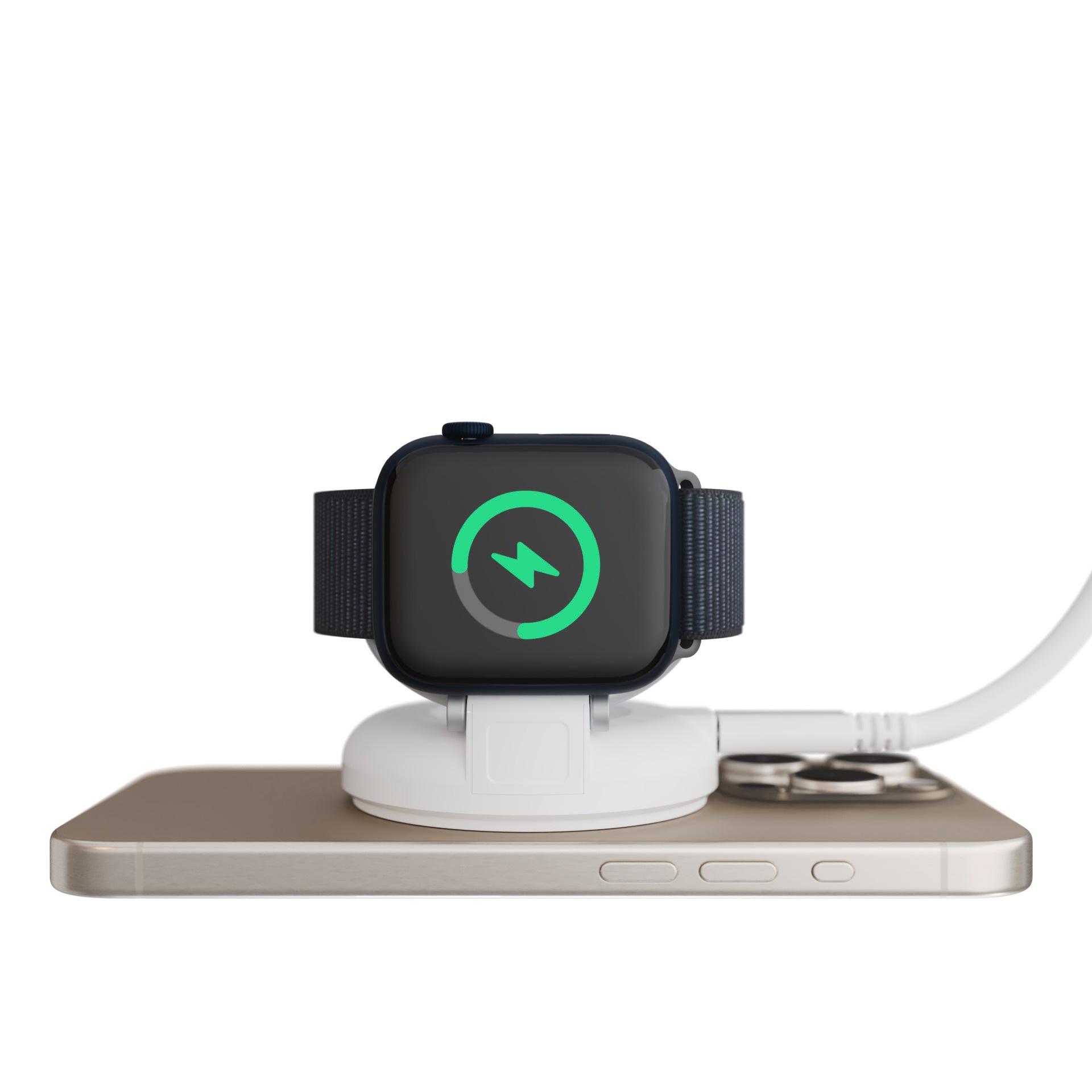 Targus Wireless Charger »Hyperjuice Qi2 2-in-1 Magnetic Charging Stand«