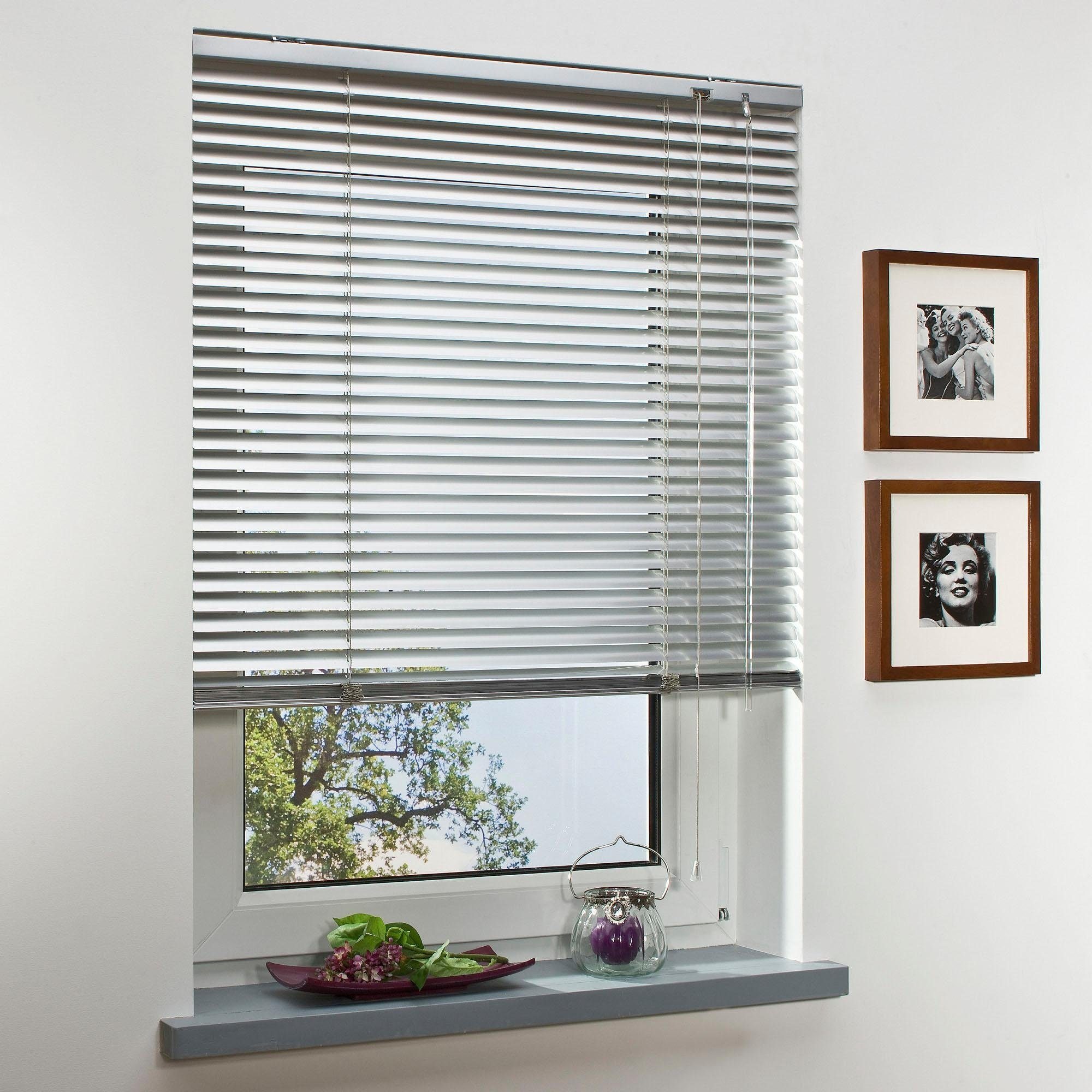 Liedeco Jalousie "Aluminium-Jalousie" mit Bohren freihängend Aluminium günstig online kaufen