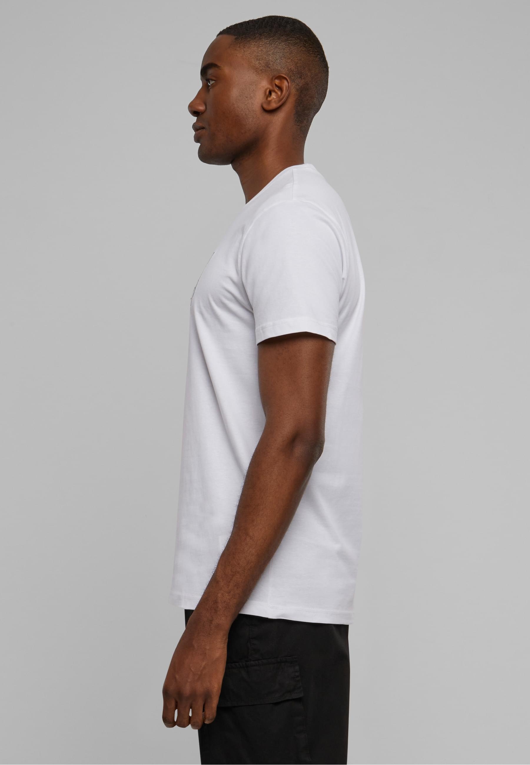 MisterTee T-Shirt »MisterTee Herren Peace Sign Tee EMB«, (1 tlg.)
