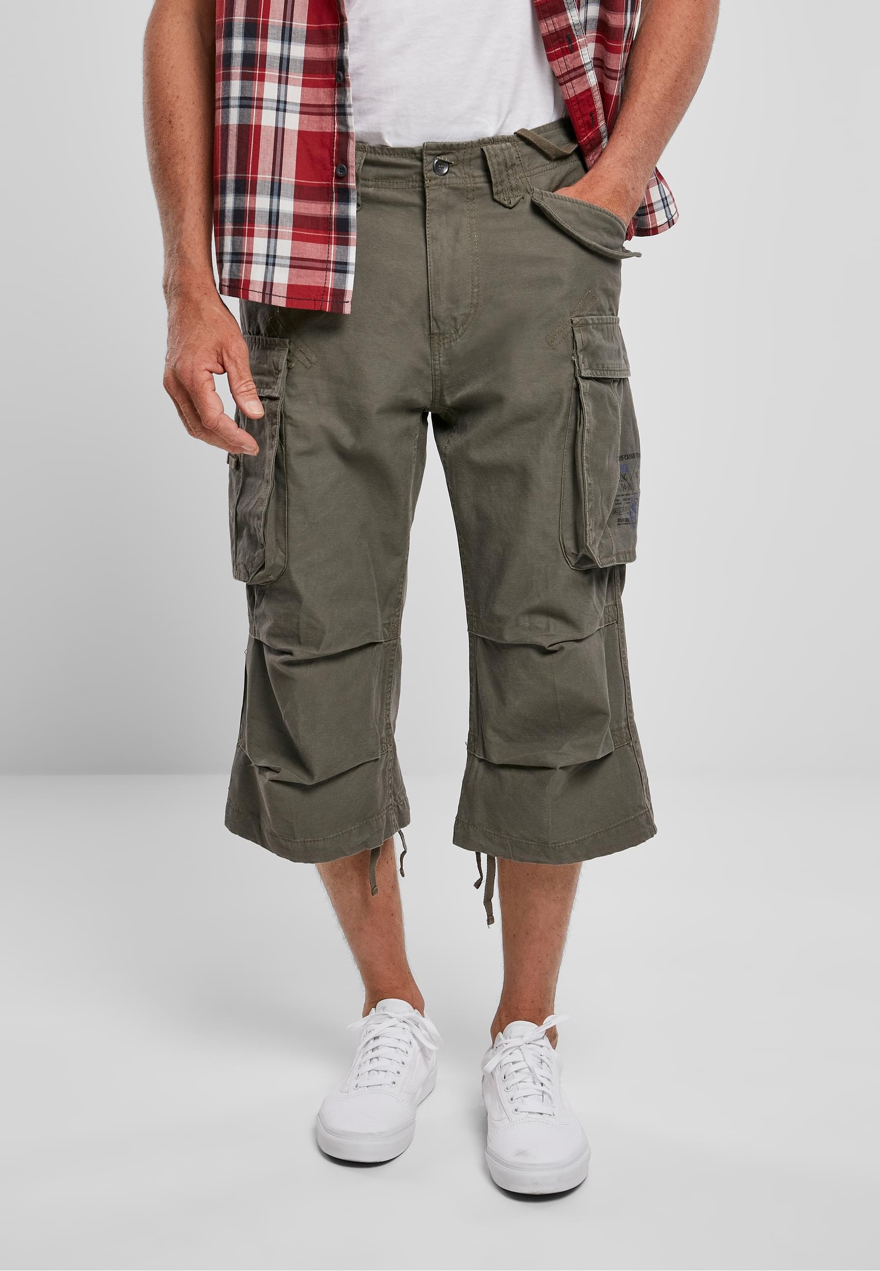 Brandit Stoffhose »Brandit Herren Industry Vintage Cargo 3/4 Shorts«, (1 tlg.)