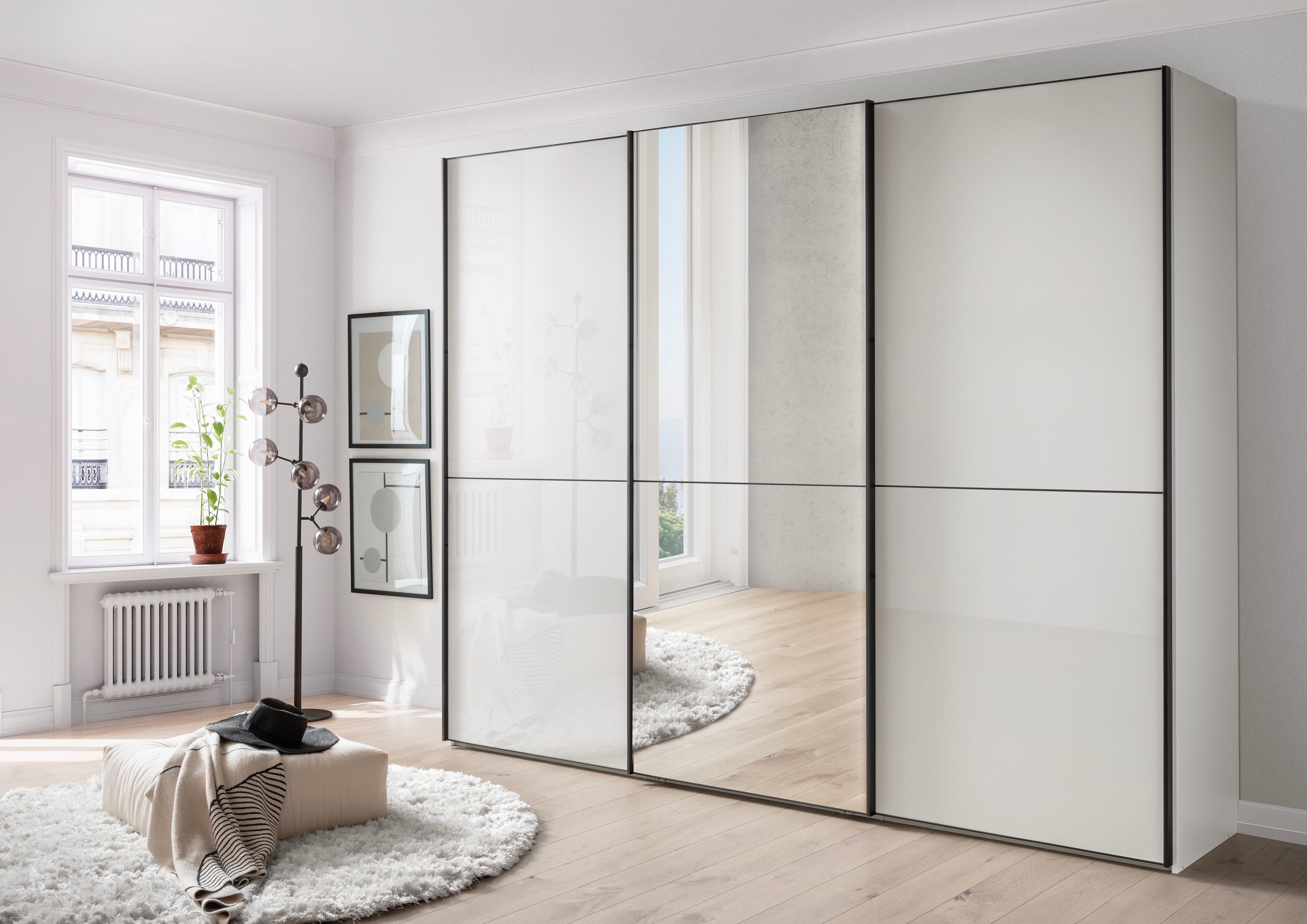 WIEMANN Schwebetürenschrank "Phoenix, Made in Germany, modernes Design, Hig günstig online kaufen