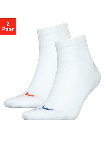 Kurzsocken, (2 Paar), mit auffälligem Puma Branding