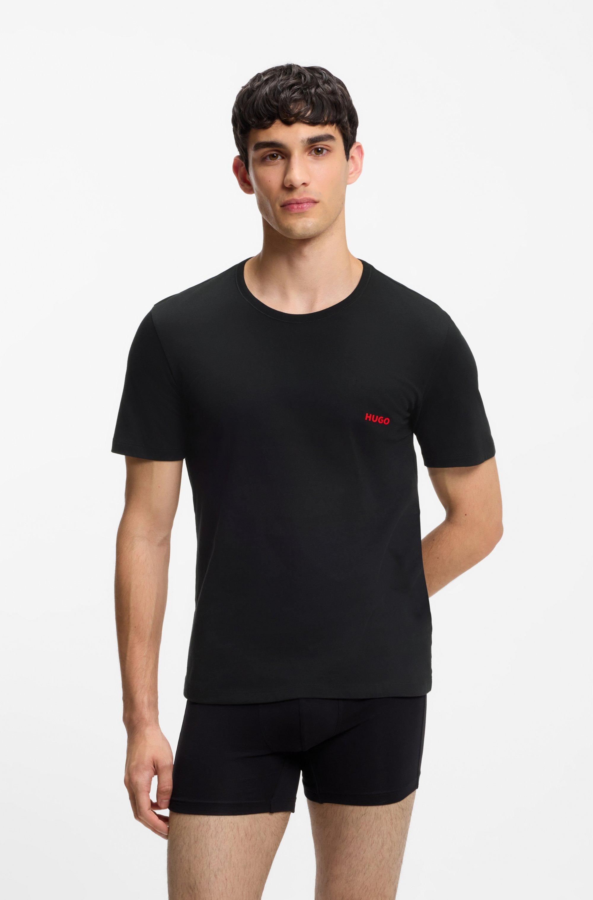 HUGO Underwear "RN TRIPL" Packung, 3 Stk. mit Rundhalsausschnitt günstig online kaufen