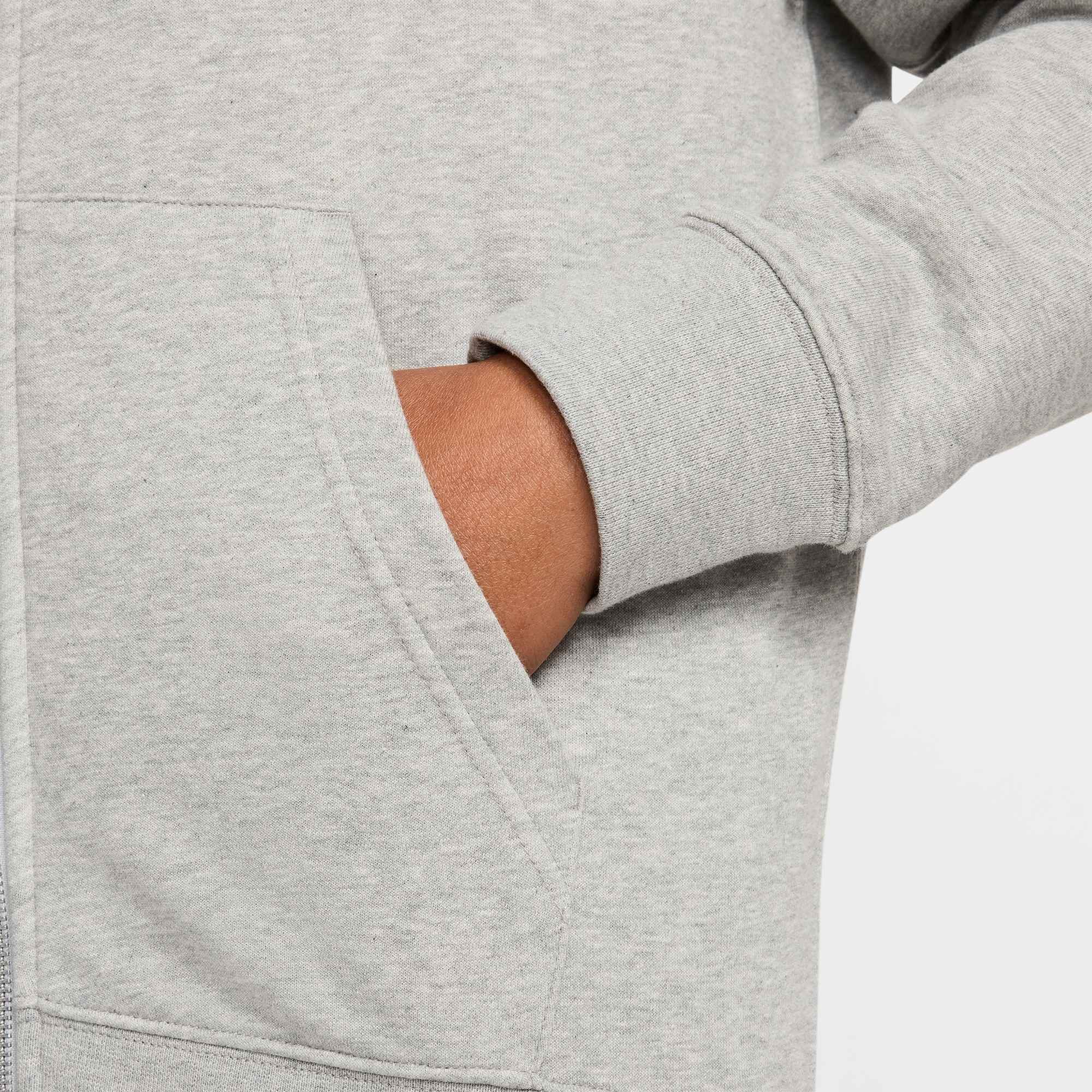 Nike Sportswear Kapuzensweatshirt »M NK CLUB FT FZ HOODIE«, mit Kapuze, Rundhalsausschnitt
