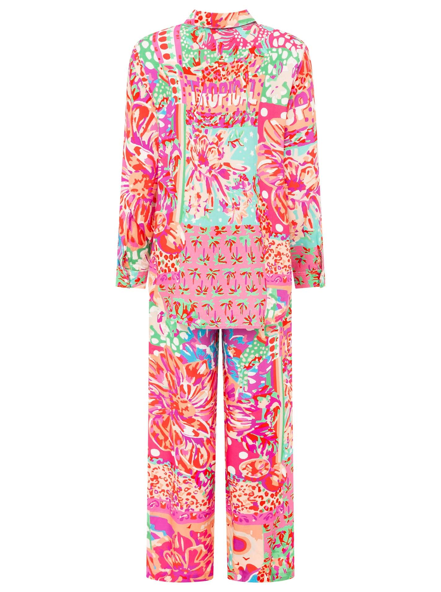 Zwillingsherz Shirtbluse »"Be Happy"«, mit auffälligem Blumenprint