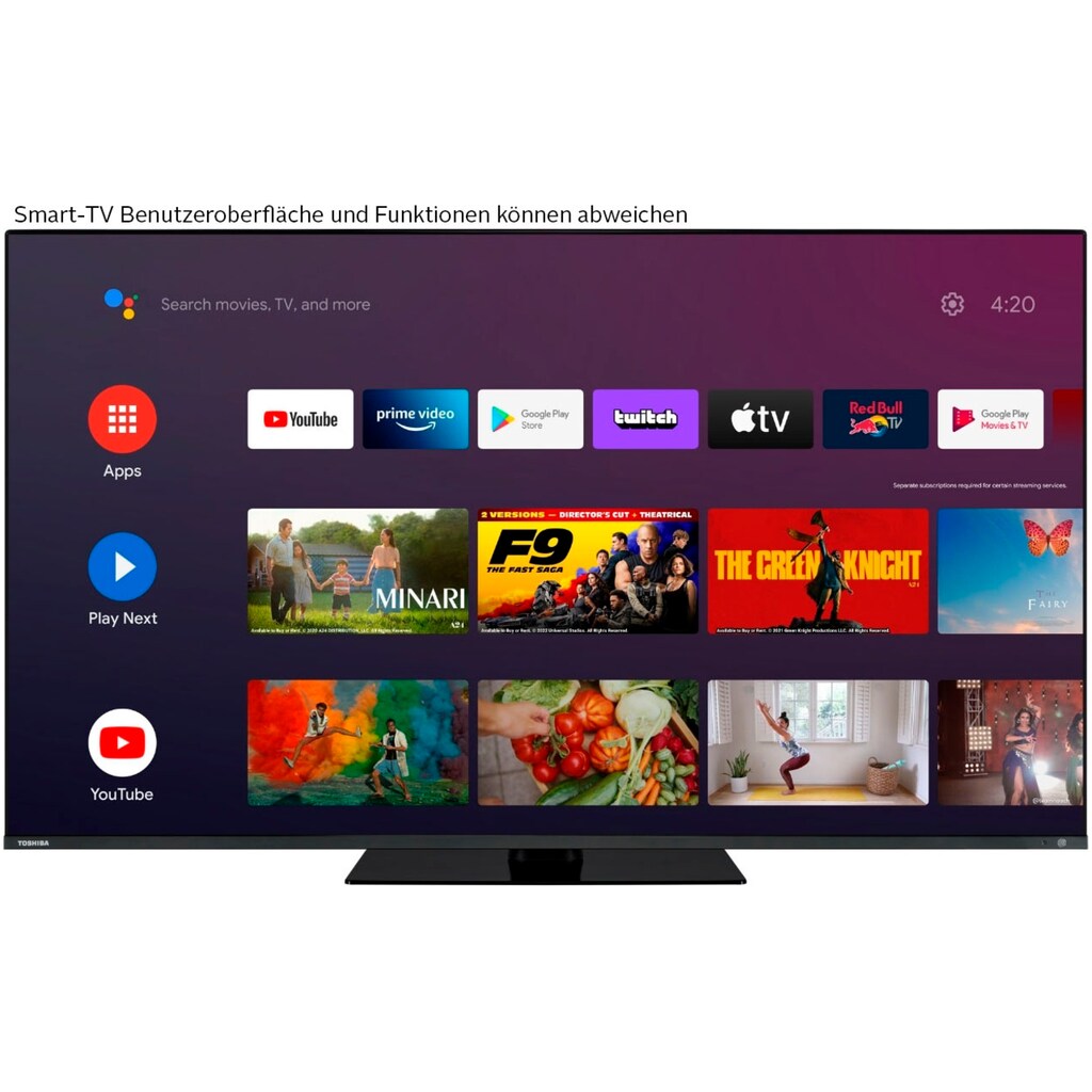 Toshiba LED-Fernseher »55QA7D63DG«, 139 cm/55 Zoll, 4K Ultra HD, Smart-TV-Android TV