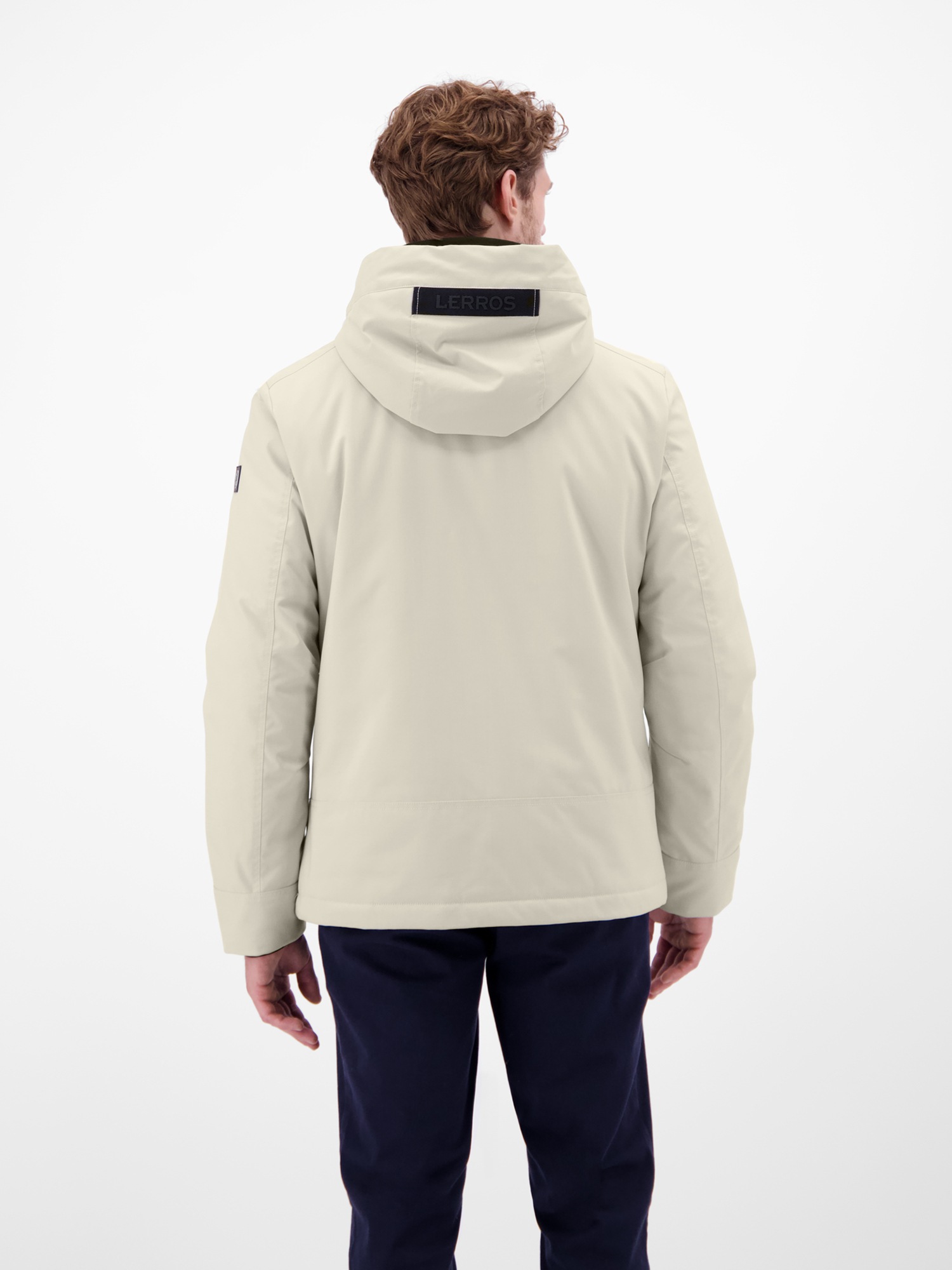 LERROS Blouson "LERROS Herren Blouson in Stukturoptik", mit Kapuze, Wasser- günstig online kaufen