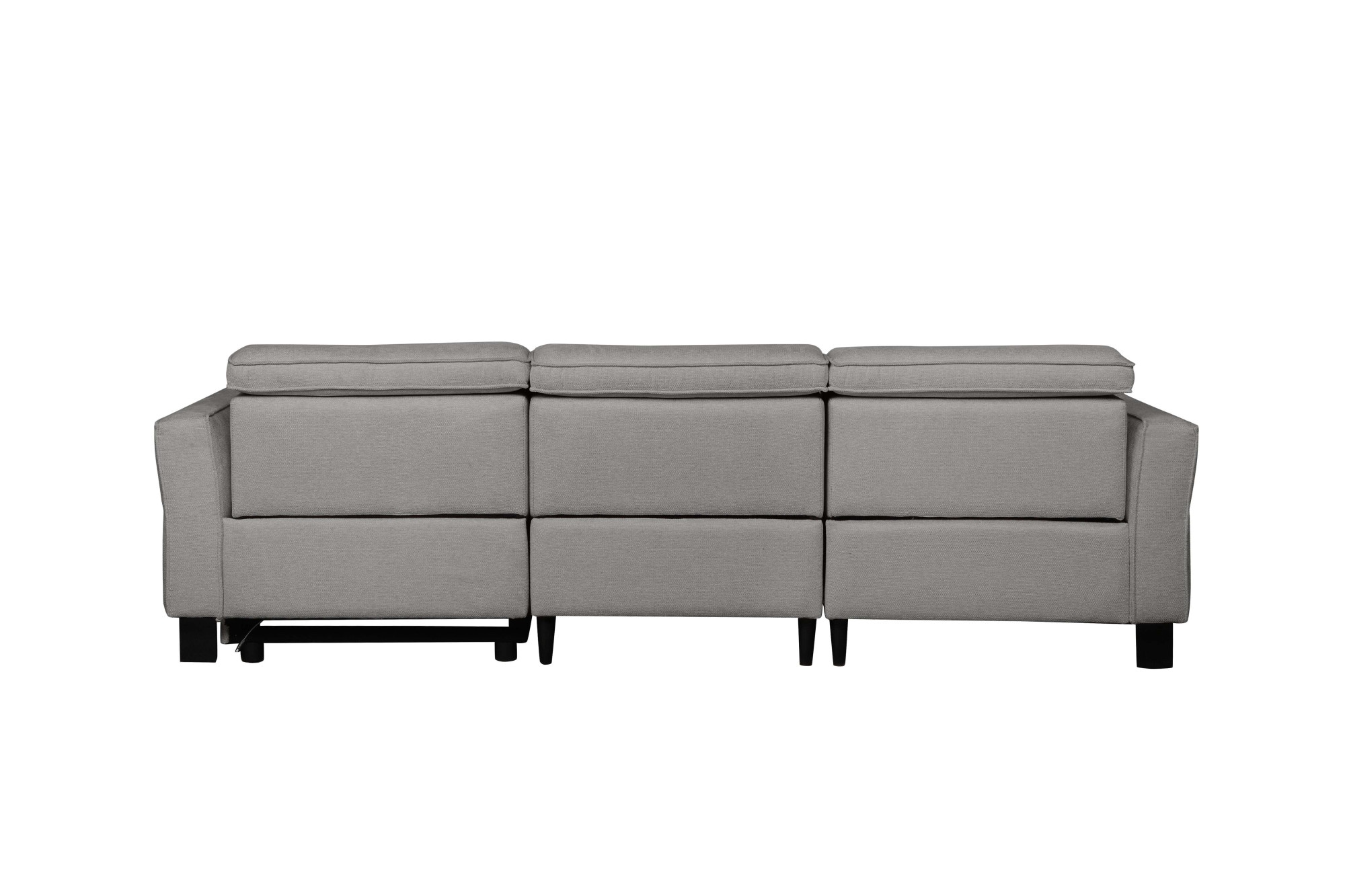 Places of Style Ecksofa »Carpari, L-Form, 263 cm, manuelle o. elektrische Relaxfunktion,«, USB A/C und Kopfteilverstellung