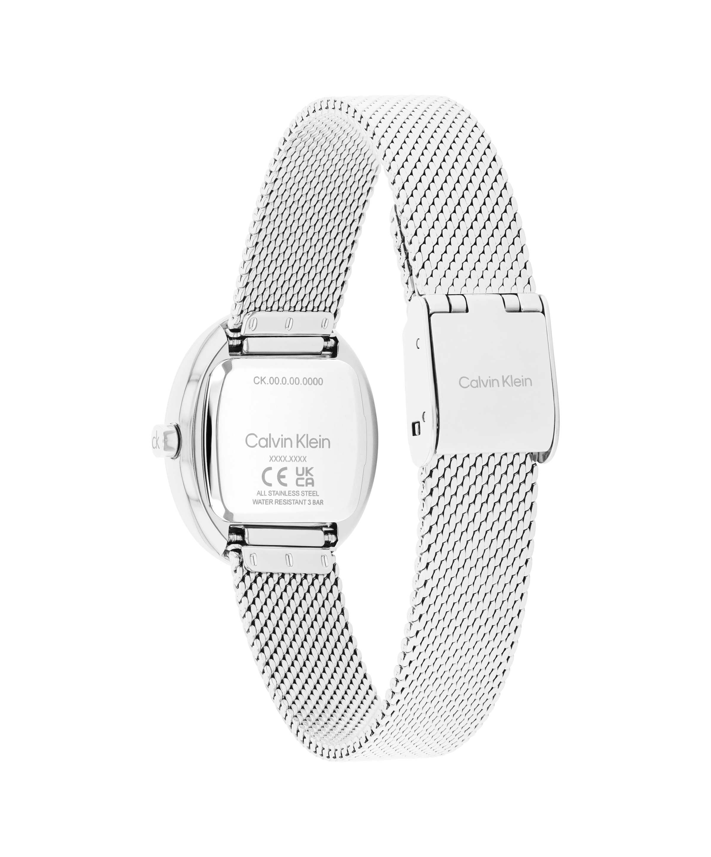 Calvin Klein Quarzuhr »Euphoria« Armbanduhr, Damenuhr, Edelstahlarmband, analog