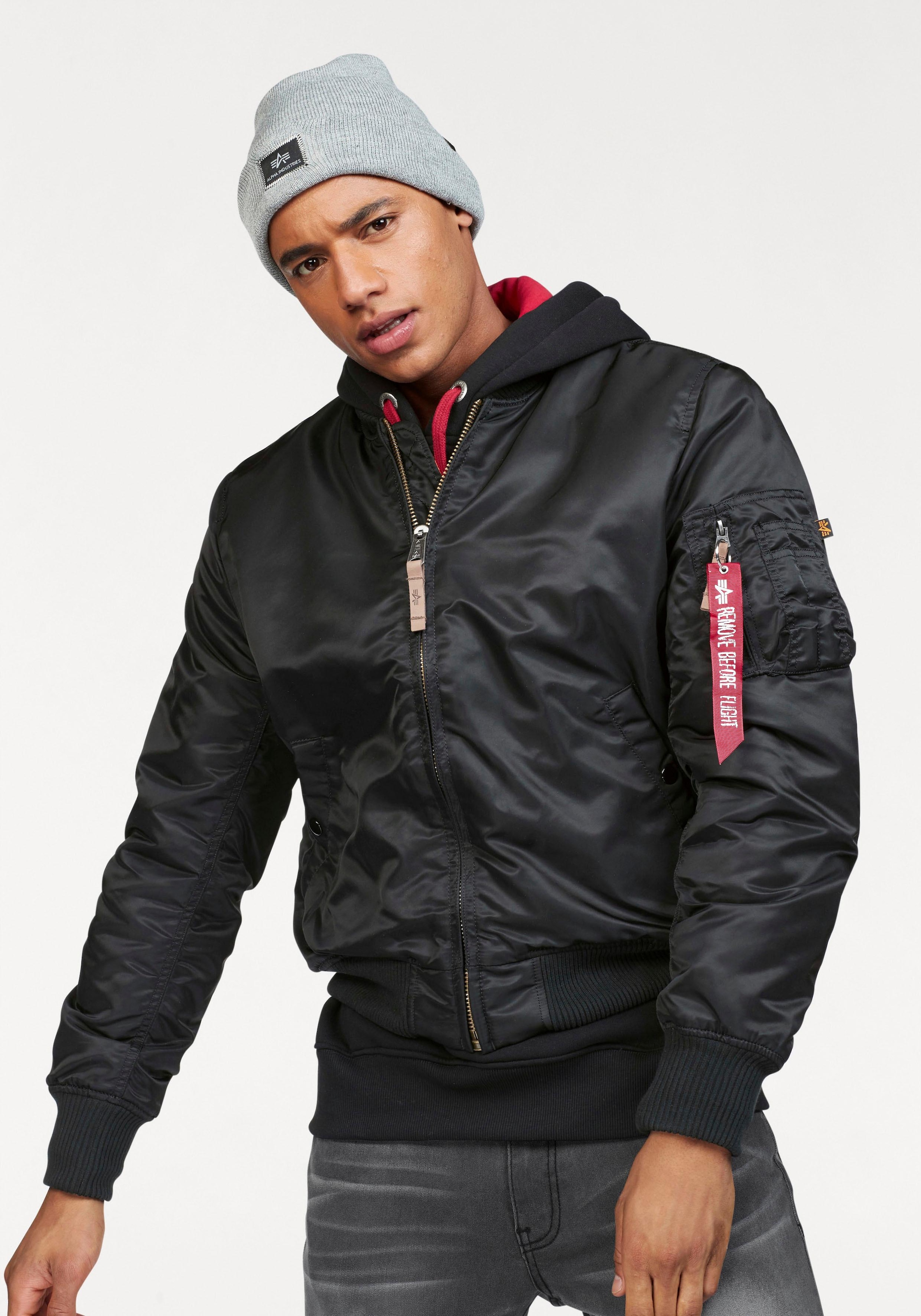 Alpha Industries Bomberjacke "MA-1 VF59 LONG" ohne Kapuze gefüttert günstig online kaufen