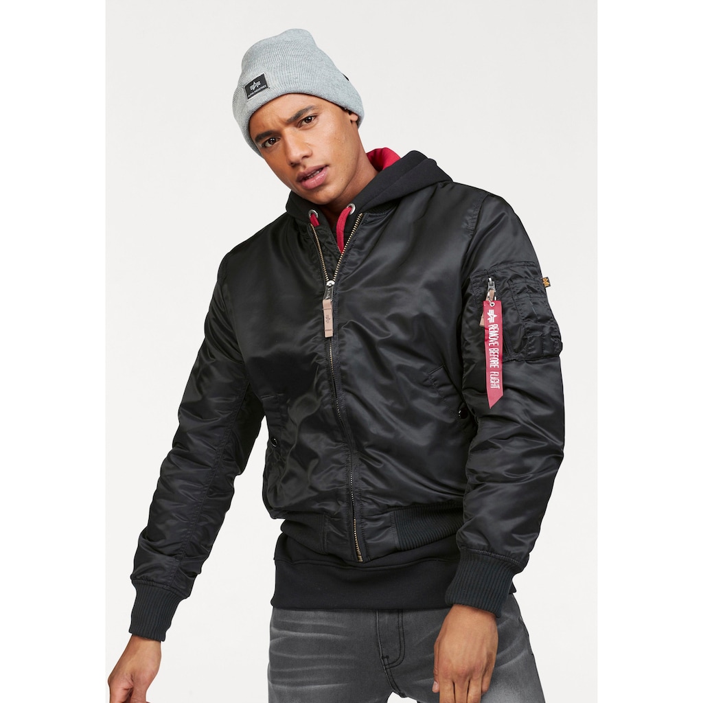 Alpha Industries Bomberjacke »MA-1 VF59 LONG«, ohne Kapuze, gefüttert