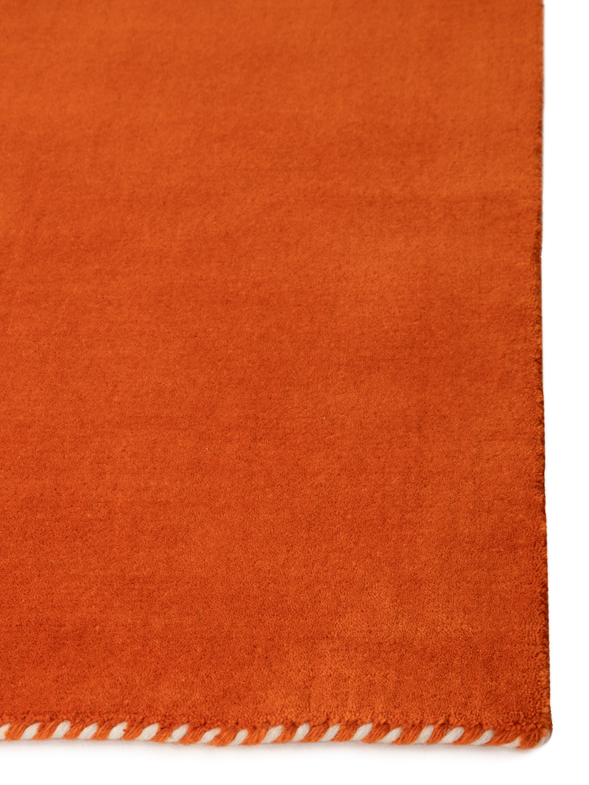 CARPETFINE Gabbeh Lola Uni Wool Rug Orange 80x150cm 3