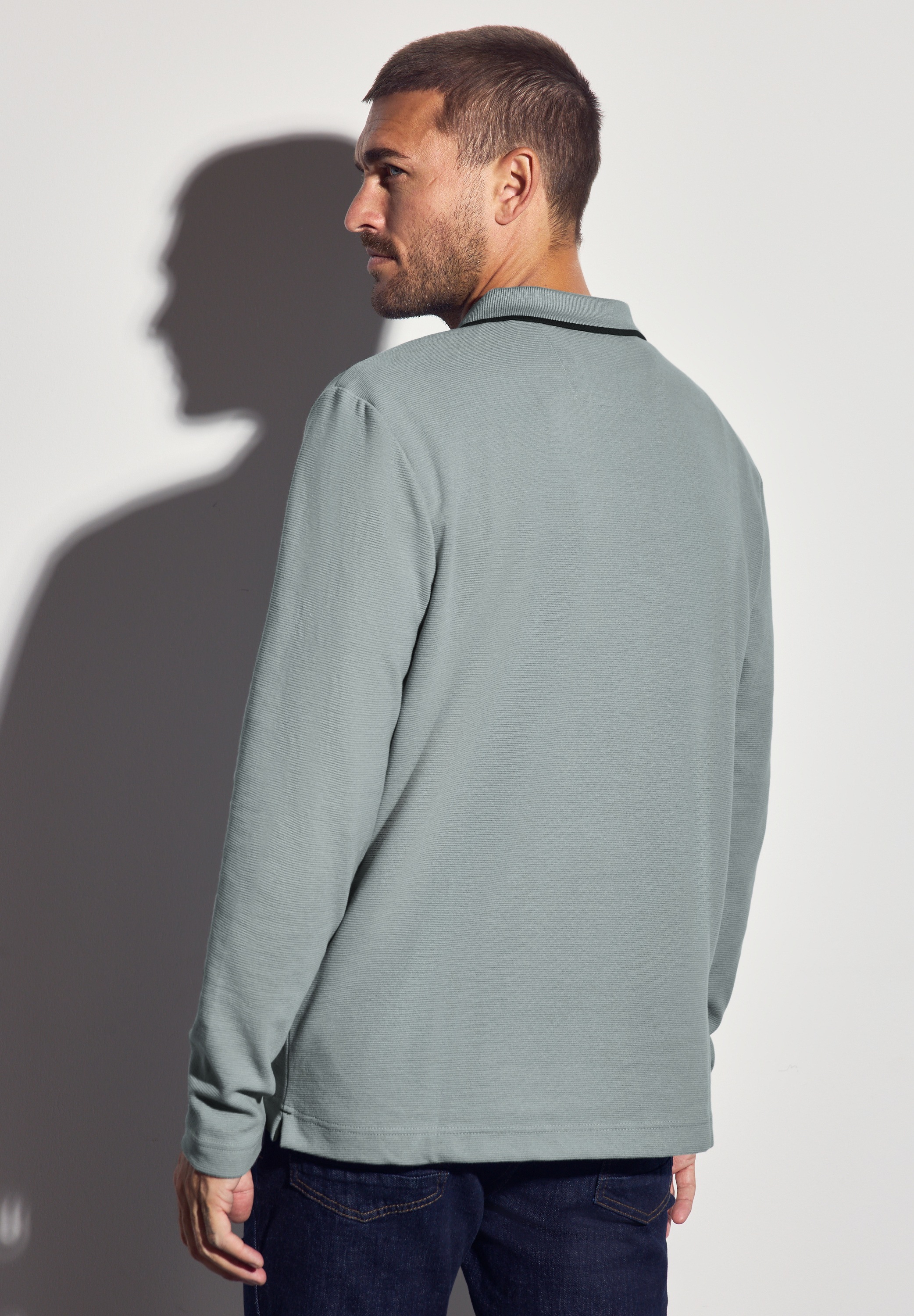STREET ONE MEN Poloshirt, im soften Baumwoll-Mix günstig online kaufen